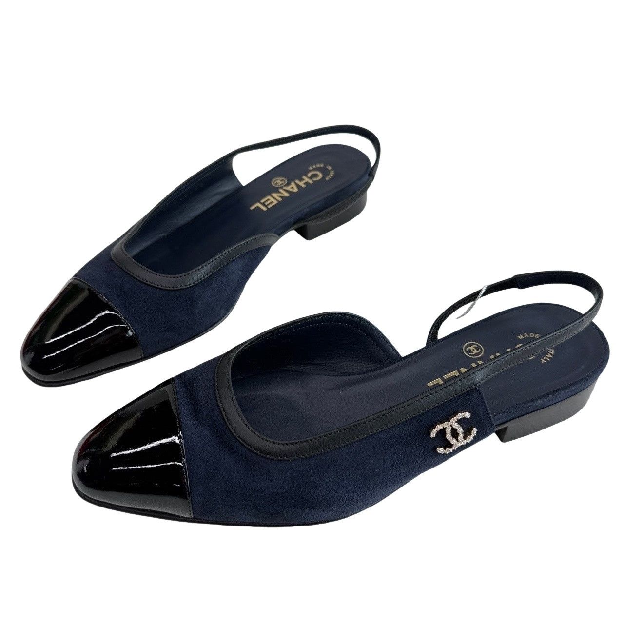 Chanel Chanel Suede Slingback Flats Size 38 Size US 8 / IT 38 - 1 Thumbnail