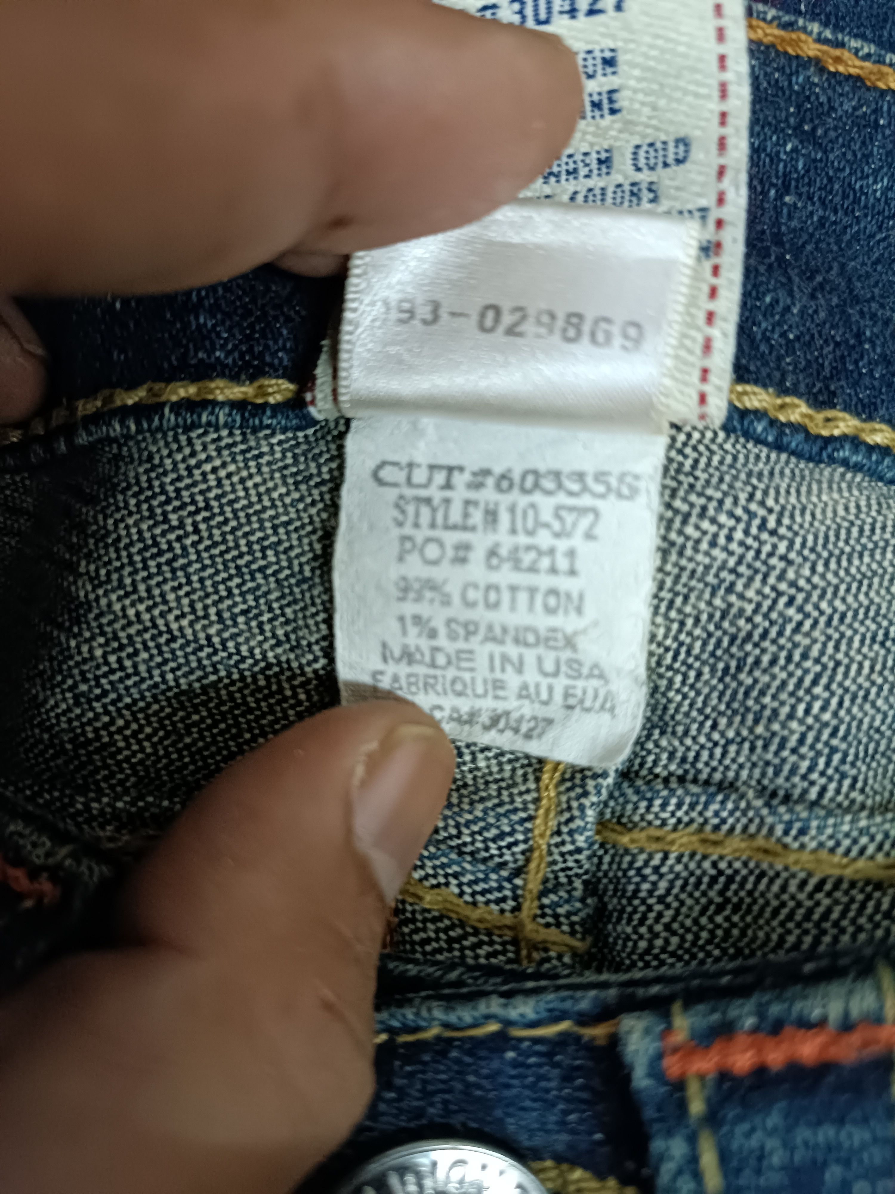 True Religion × Vintage VINTAGE TRUE RELIGION BILLY DISTRESSED DENIM TR023 Size 26" / US 2 / IT 38 - 18 Thumbnail