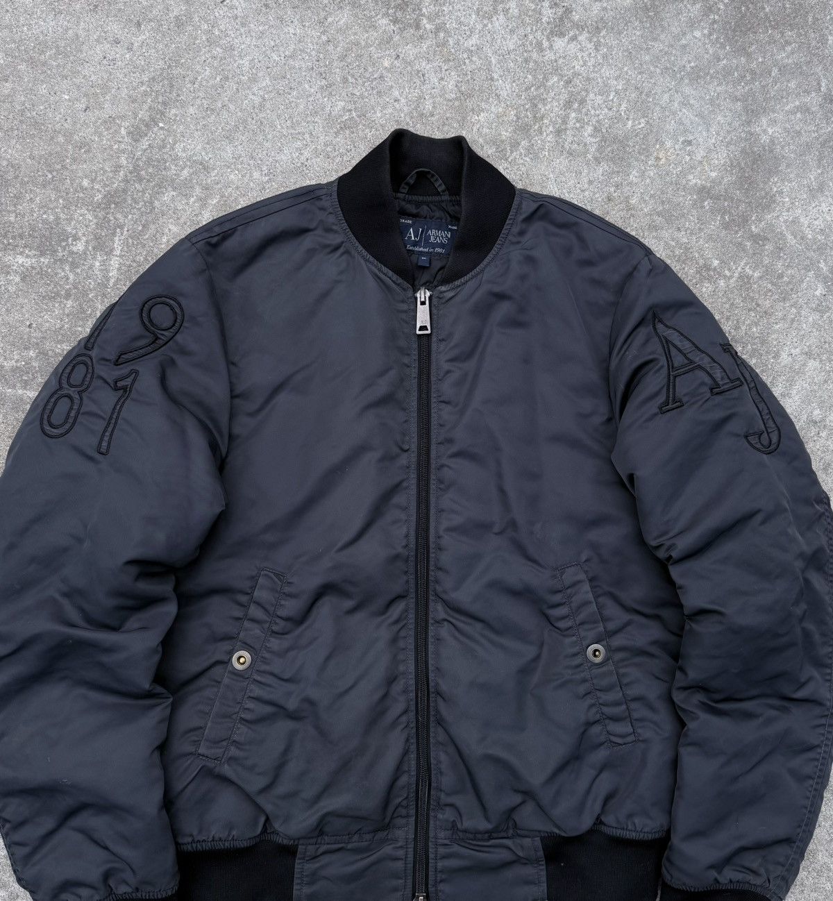 Armani × Vintage Vintage RARE Armani Y2K streetwear avantgarde luxury bomber Size US M / EU 48-50 / 2 - 5 Thumbnail