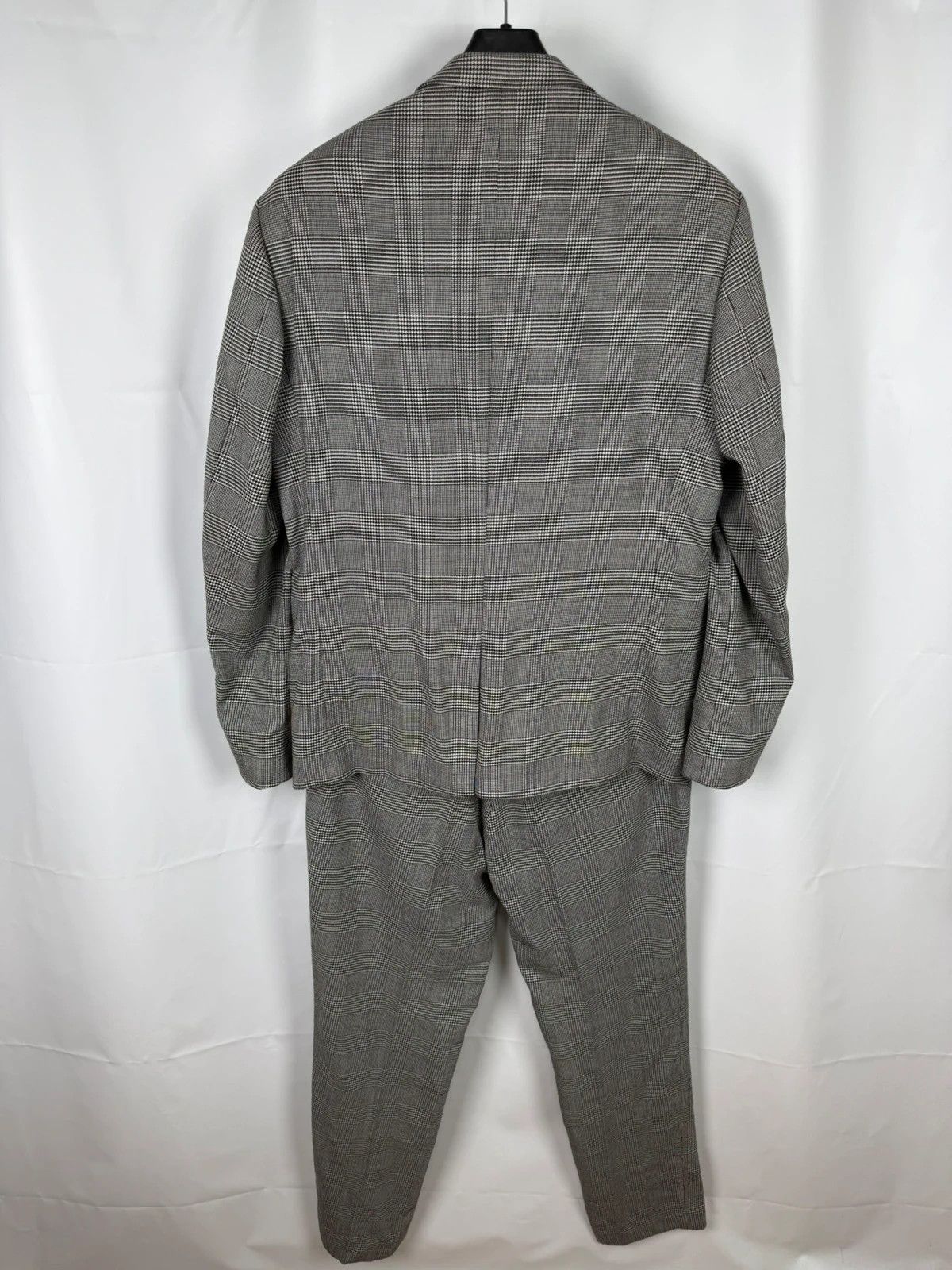 Sandro Sandro Prince Of Wales Checked Wool Suit Size 42R - 2 Thumbnail