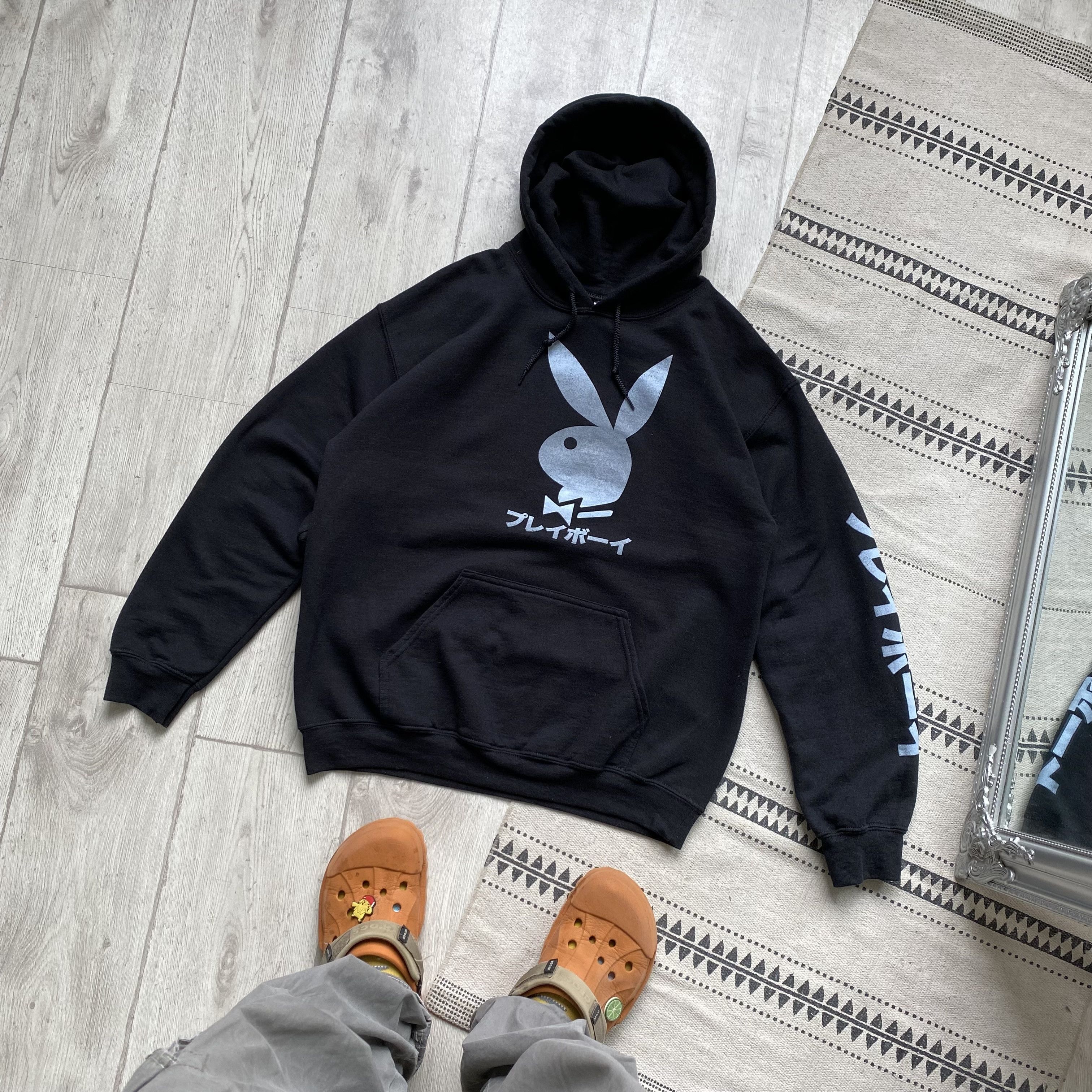 Playboy 🐰 Vintage 00s Playboy hoodie Y2K japanese print Sex Girl Size US M / EU 48-50 / 2 - 5 Thumbnail