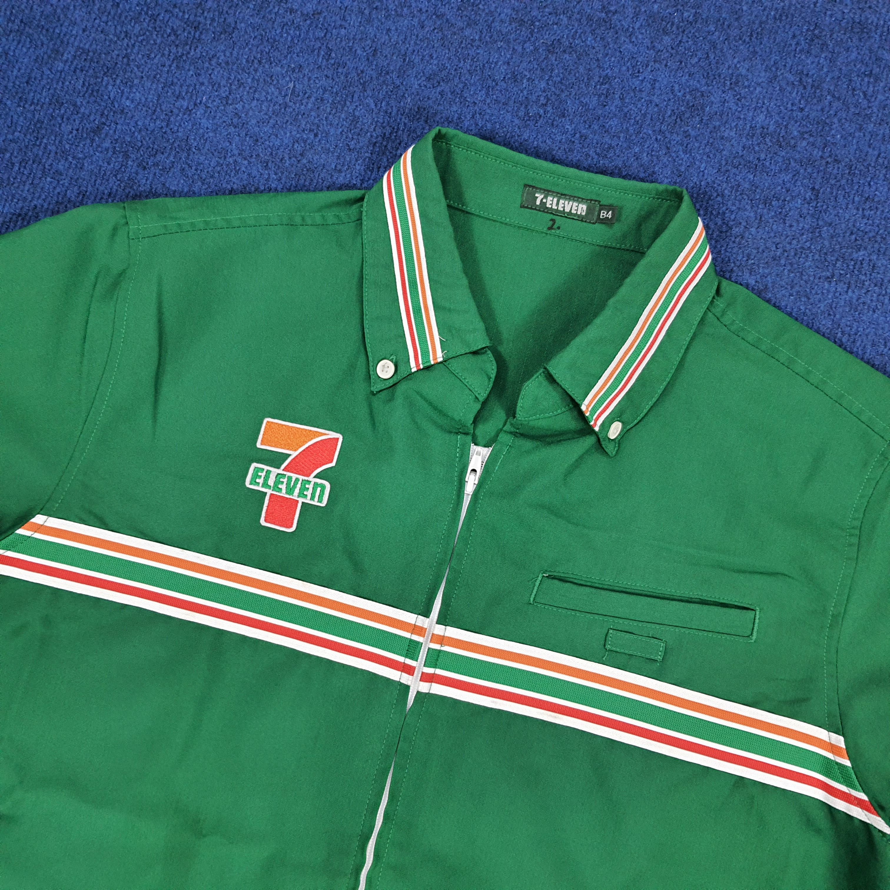 Japanese Brand × Vintage Vintage 7 Eleven Japan Brand Staff Uniform Size US M / EU 48-50 / 2 - 2 Thumbnail