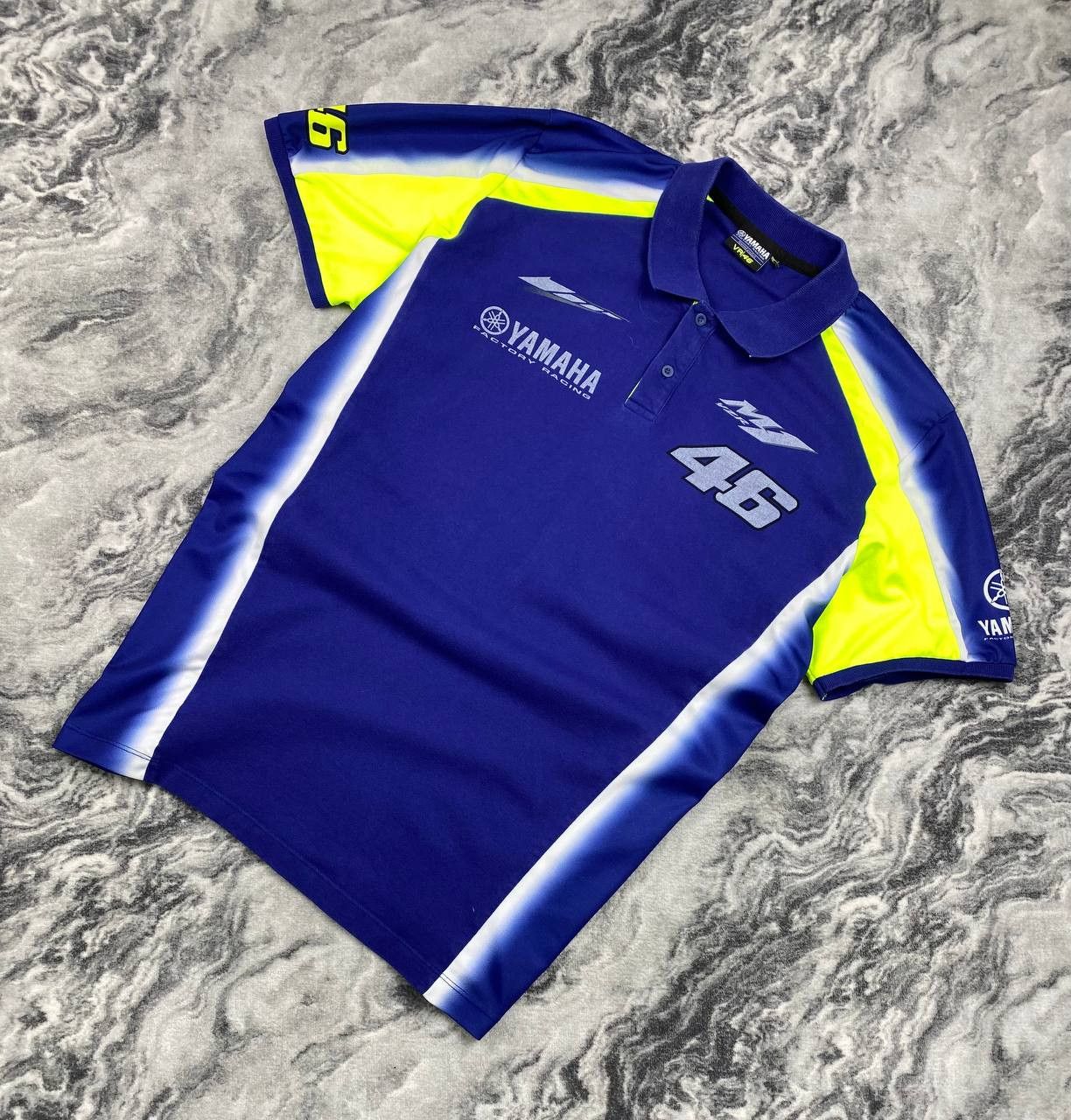 Vintage Yamaha Racing Big Logo Polo Shirt