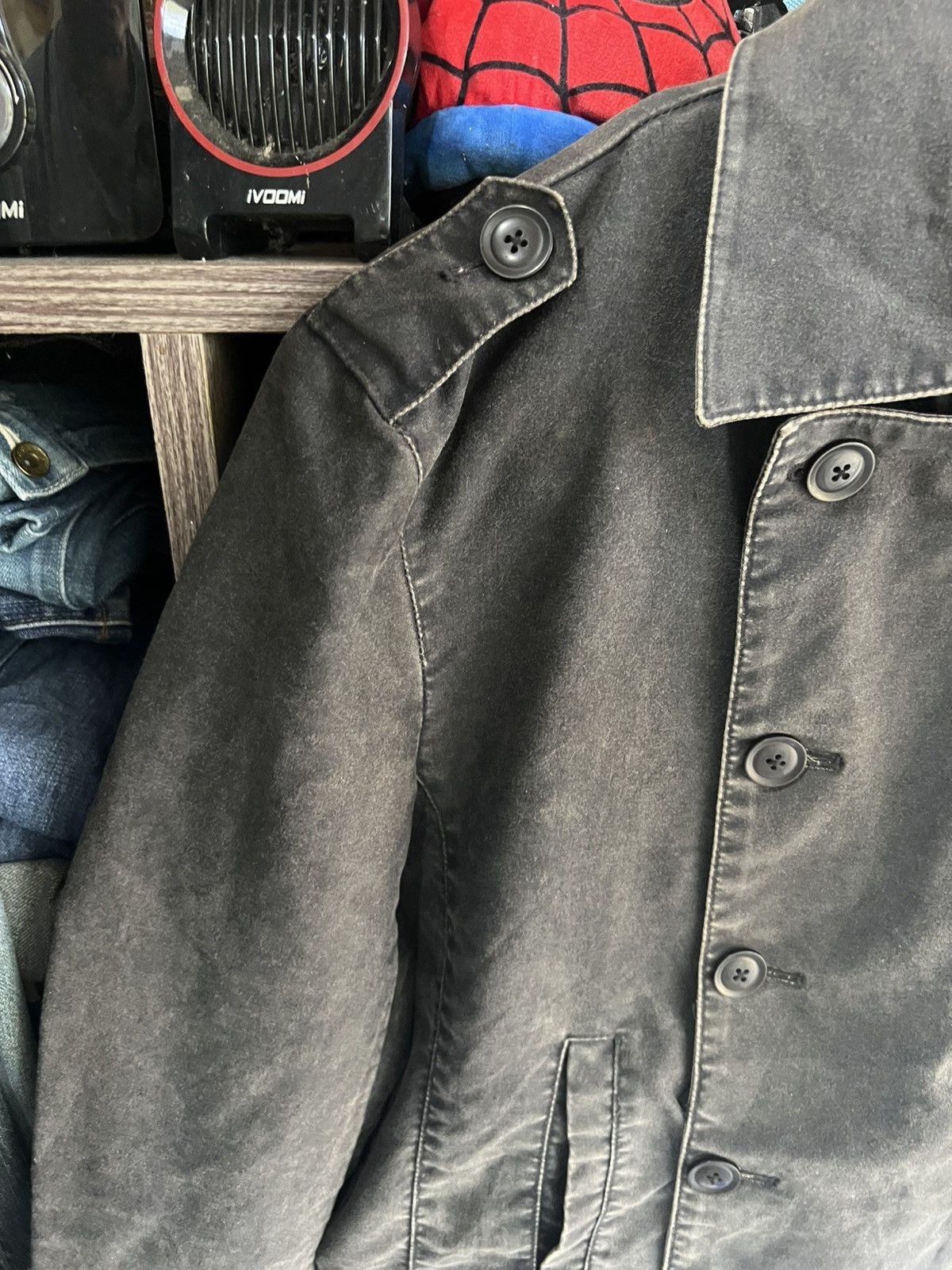 Michel Klein 🔥Sun Faded Klein Plus Homme Double Breasted Button Jacket Size US M / EU 48-50 / 2 - 5 Thumbnail