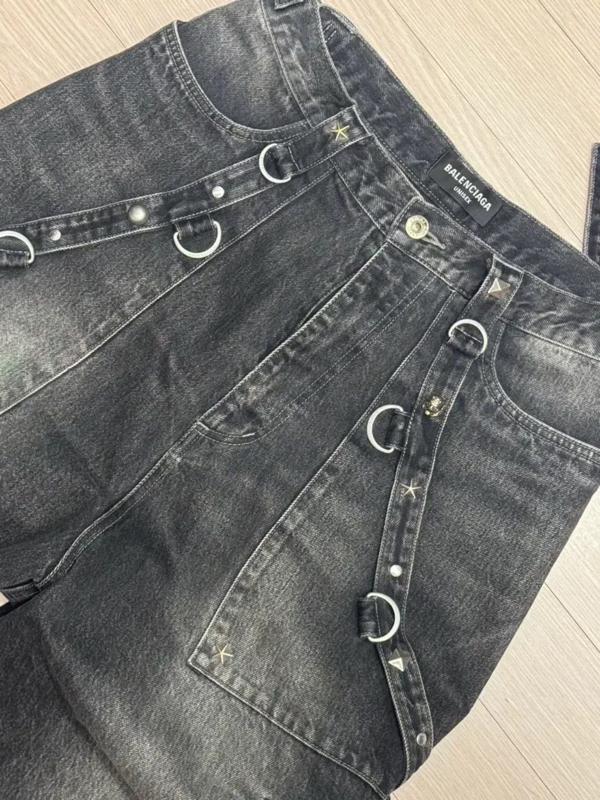 Balenciaga Balenciaga Raver Denim Pants Size US 31 - 3 Thumbnail