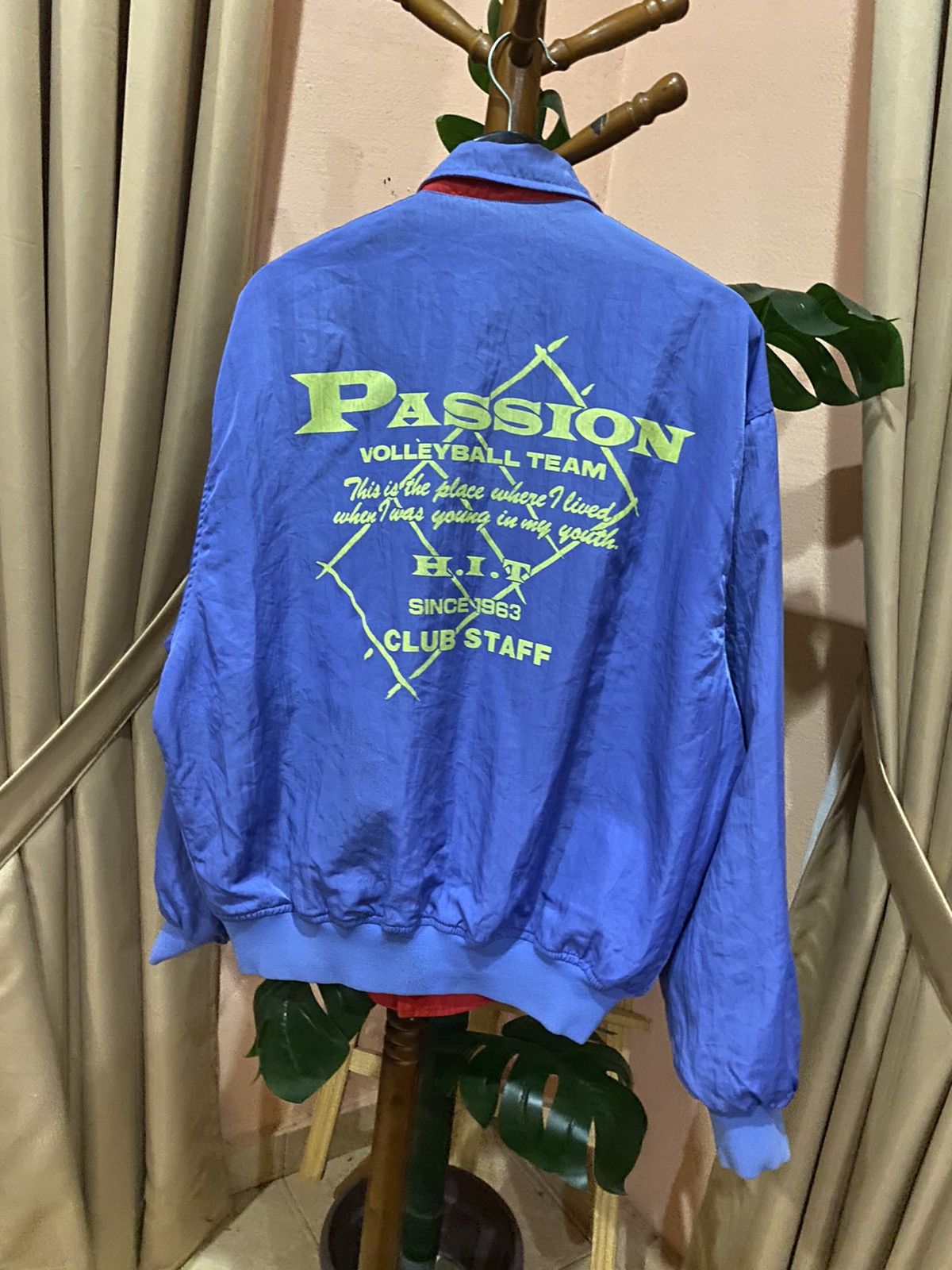 Vintage VINTAGE 80S VOLLEYBALL VARSITY REVERSIBLE JACKET Size US L / EU 52-54 / 3 - 13 Thumbnail
