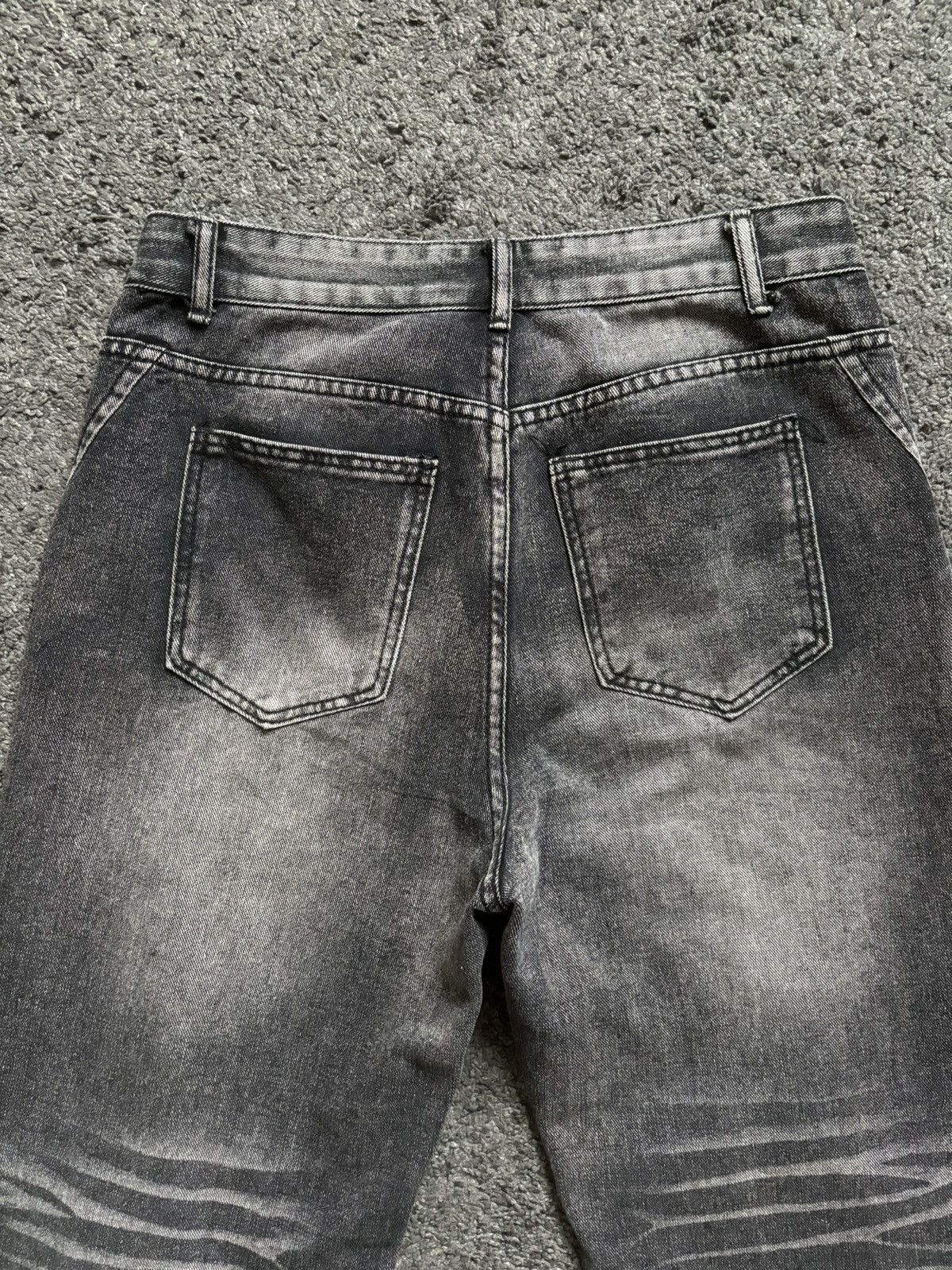 Jean × Vintage Gray wavy baggy jeans oversized vintage denim Size US 30 / EU 46 - 12 Thumbnail