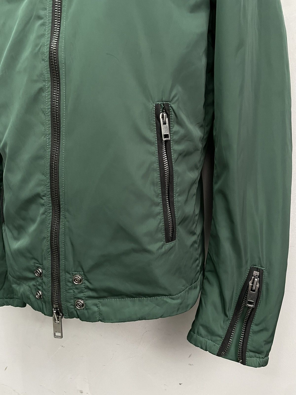 Diesel Diesel Edgea Zip Up Jacket Biker y2k Nylon Size US M / EU 48-50 / 2 - 3 Thumbnail
