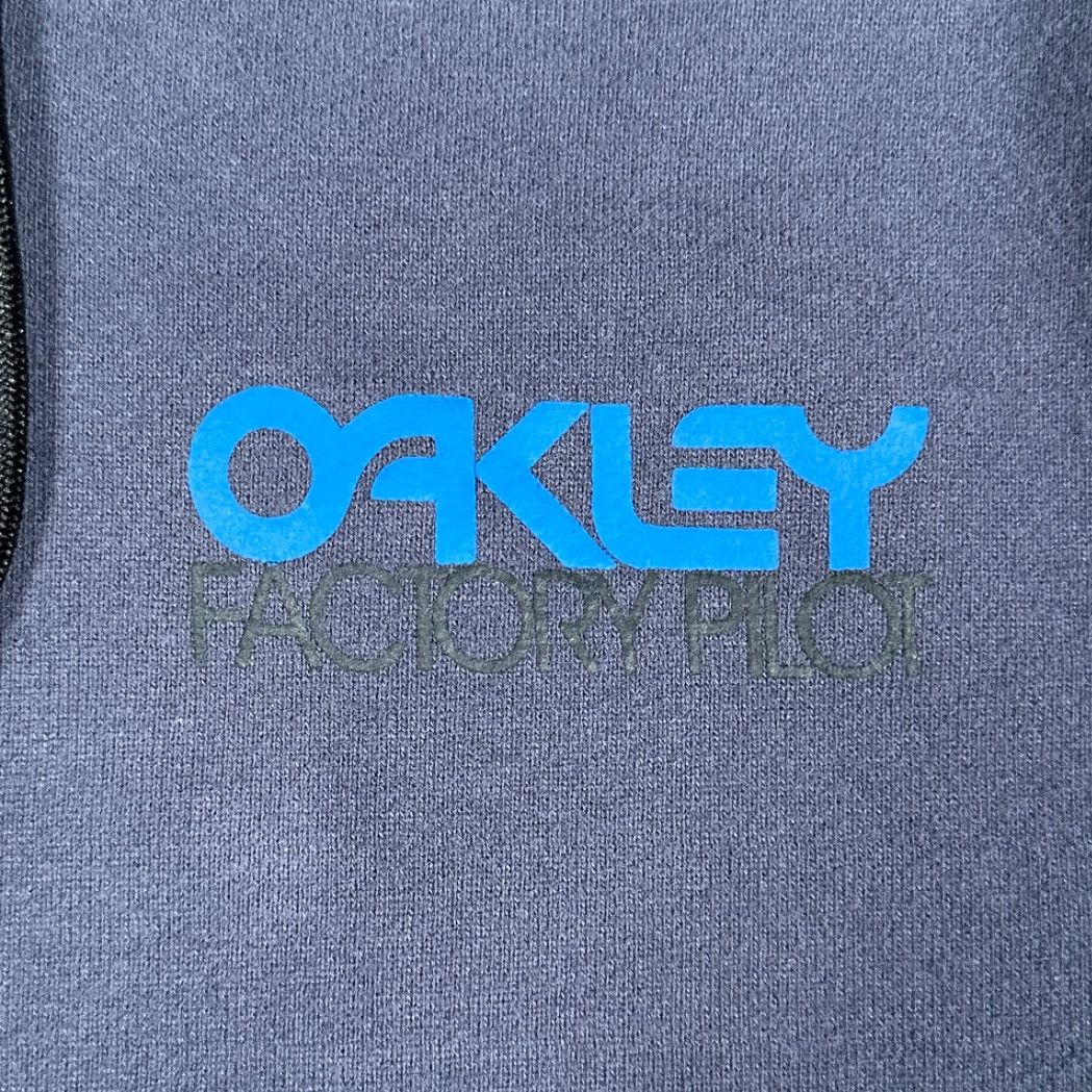 Oakley Oakley Sweater Adult XL Blue Zip Hoodie Motocross Factory Pilot Size US XL / EU 56 / 4 - 3 Thumbnail
