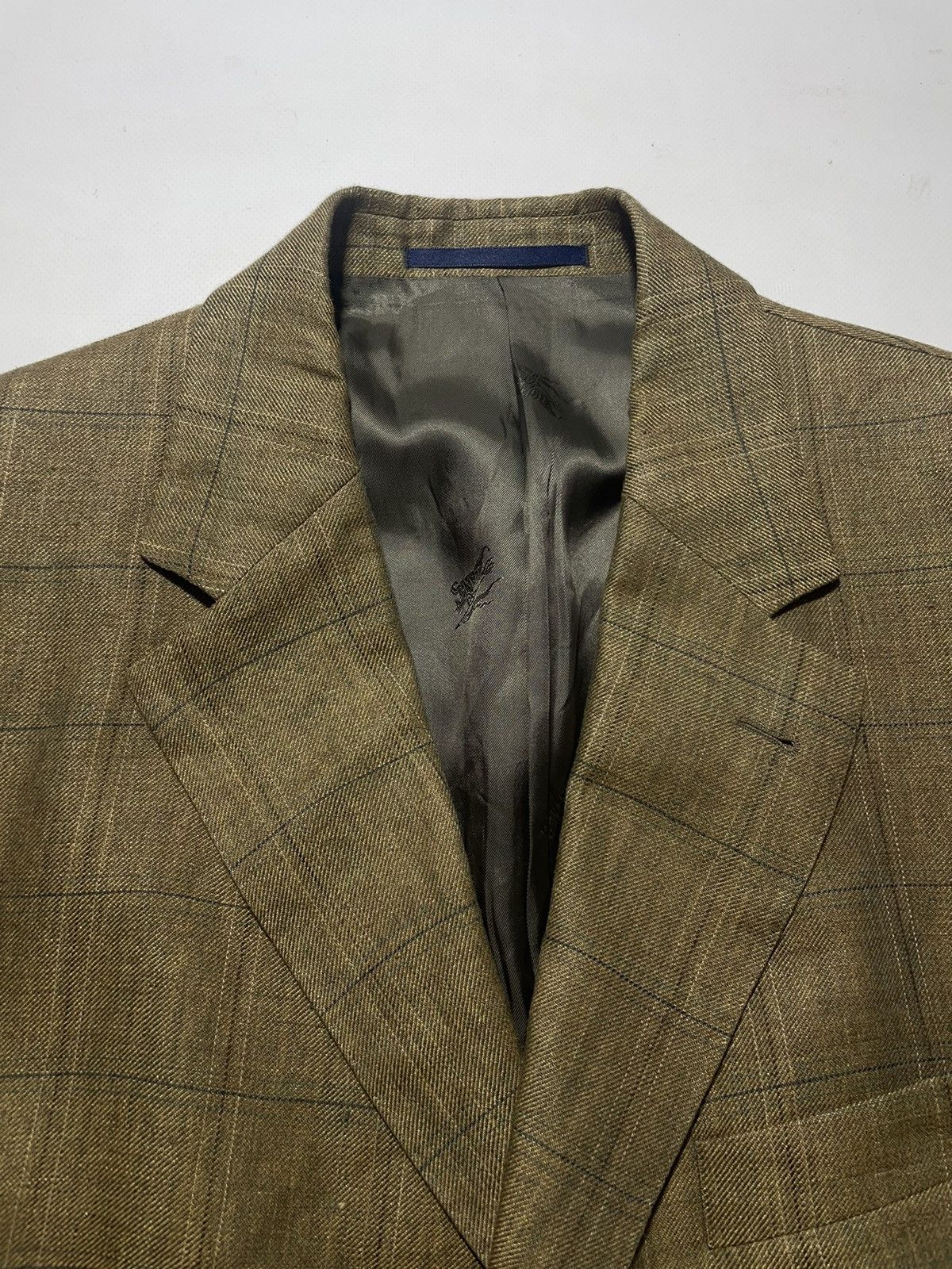 Burberry Vintage Burberry Bristol-S Plaid Blazer Size 52R - 6 Thumbnail