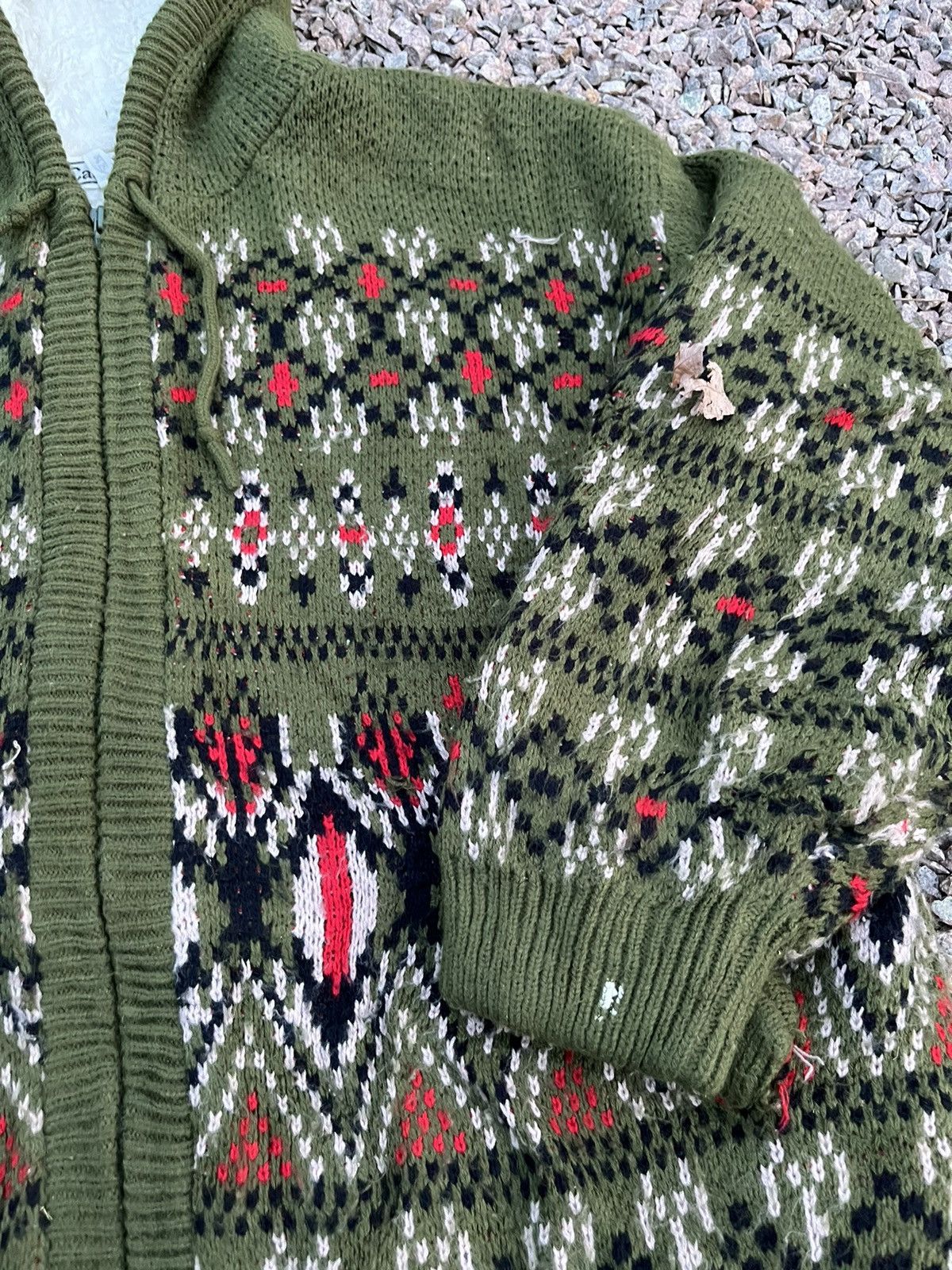 Japanese Brand 🔥90s HEAVY KNITWEAR TRIBAL NAVAJO KAPITAL STYLE Size US L / EU 52-54 / 3 - 2 Thumbnail