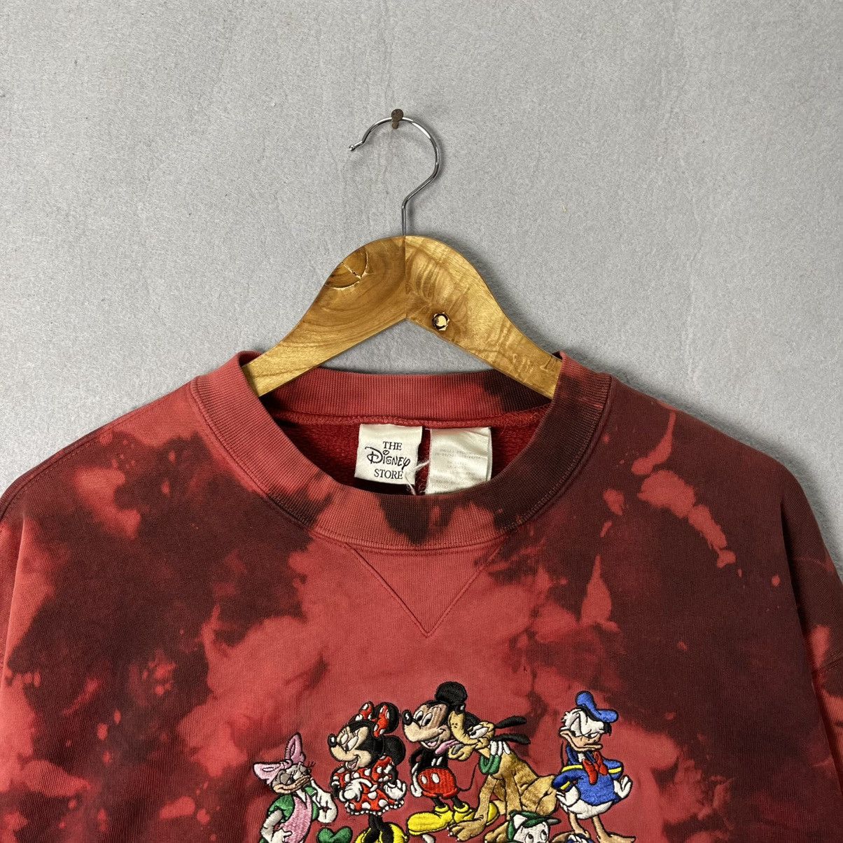 Disney Vintage The Disney Store Tie-Dye Character Sweatshirt Size US M / EU 48-50 / 2 - 2 Thumbnail