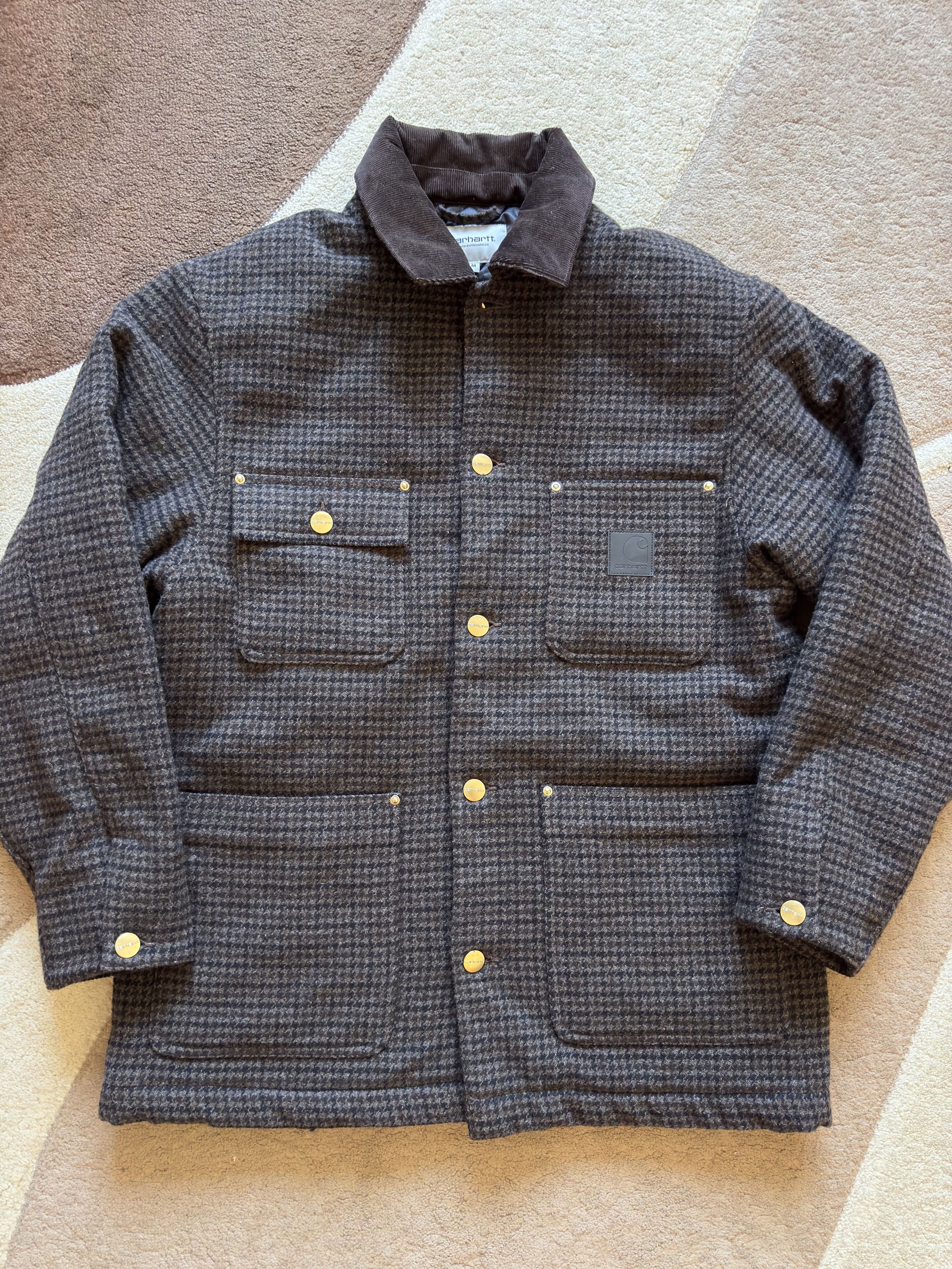 Carhartt Wip Carhartt WIP Lowis Wool Chore Coat Overcoat Brown New Winter Size US M / EU 48-50 / 2 - 1 Thumbnail