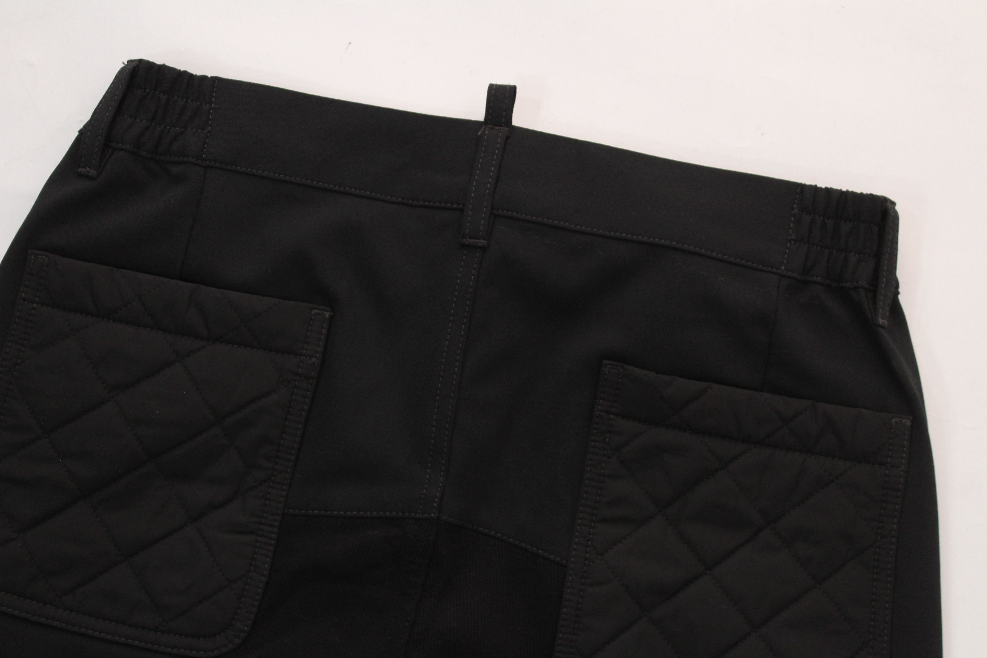 Dsquared2 Dsquared2 Black Mixed-Material Cargo Joggers IT 44 Size US 28 / EU 44 - 7 Thumbnail