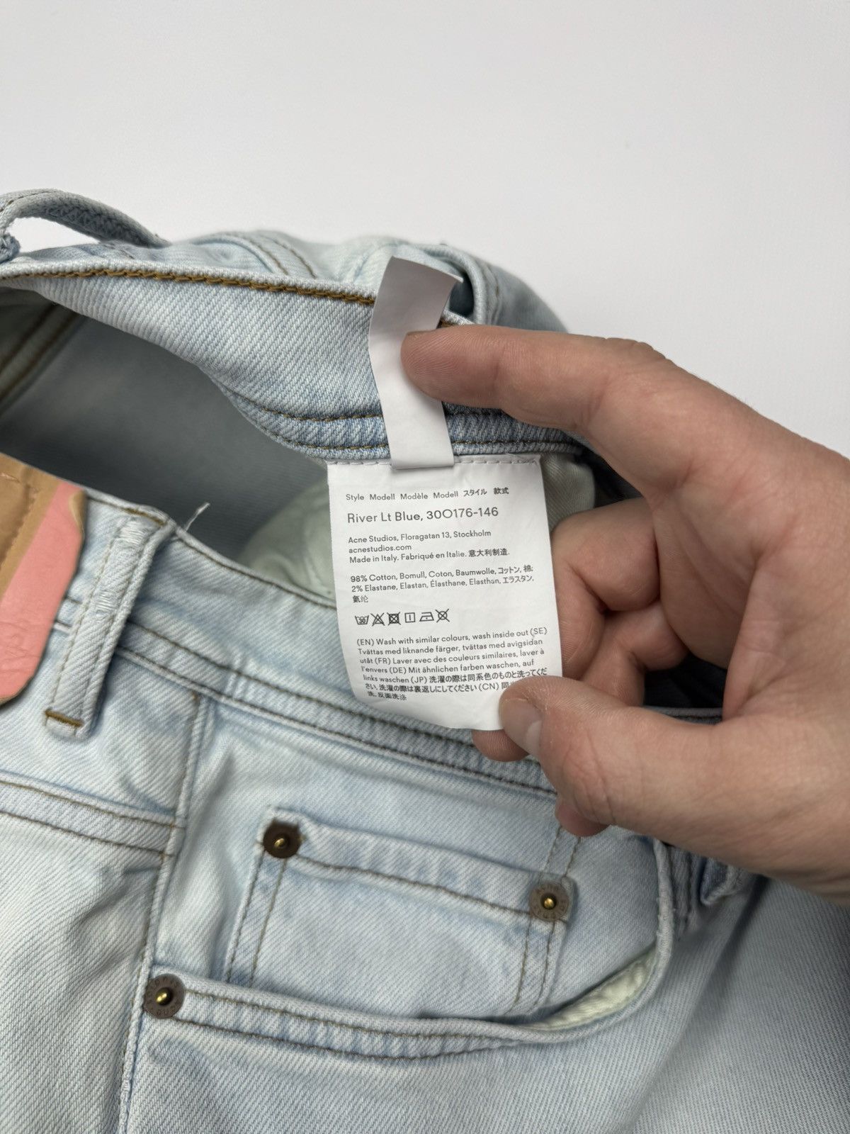 Acne Studios Acne Studios Washed Jeans Size US 32 / EU 48 - 10 Thumbnail