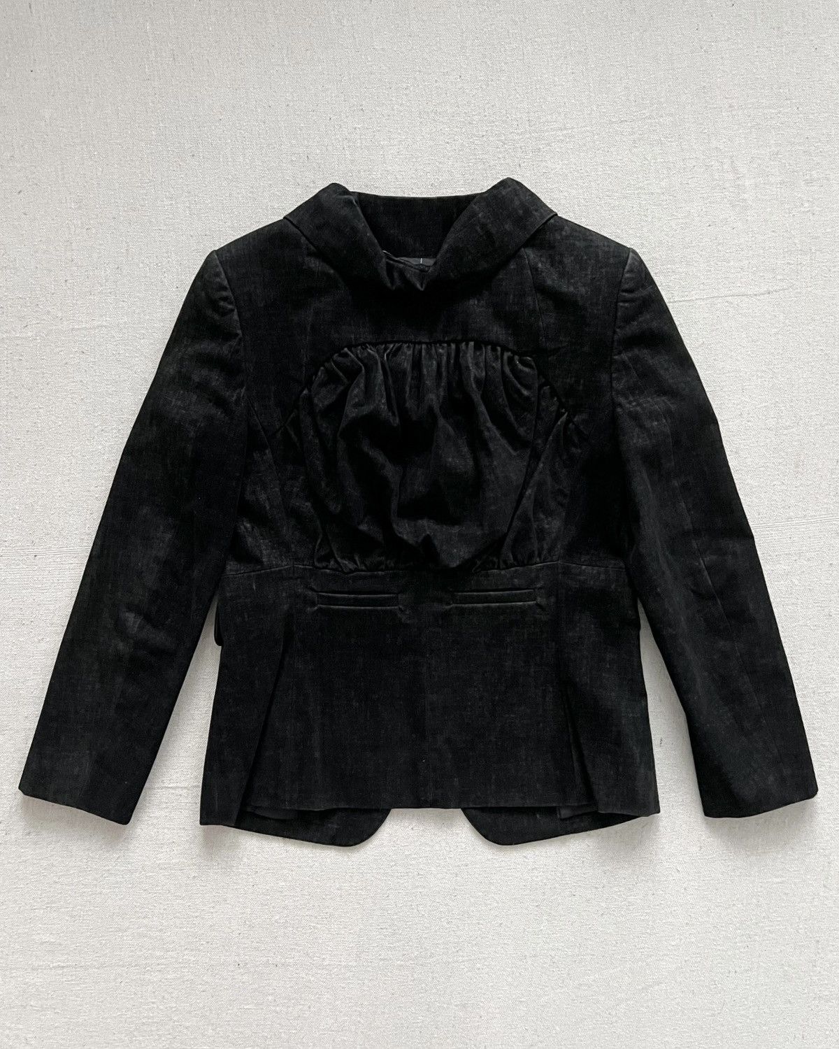 Undercover Undercover FW08 Runway Brushed Velvet Crop Blazer Size S / US 4 / IT 40 - 9 Thumbnail