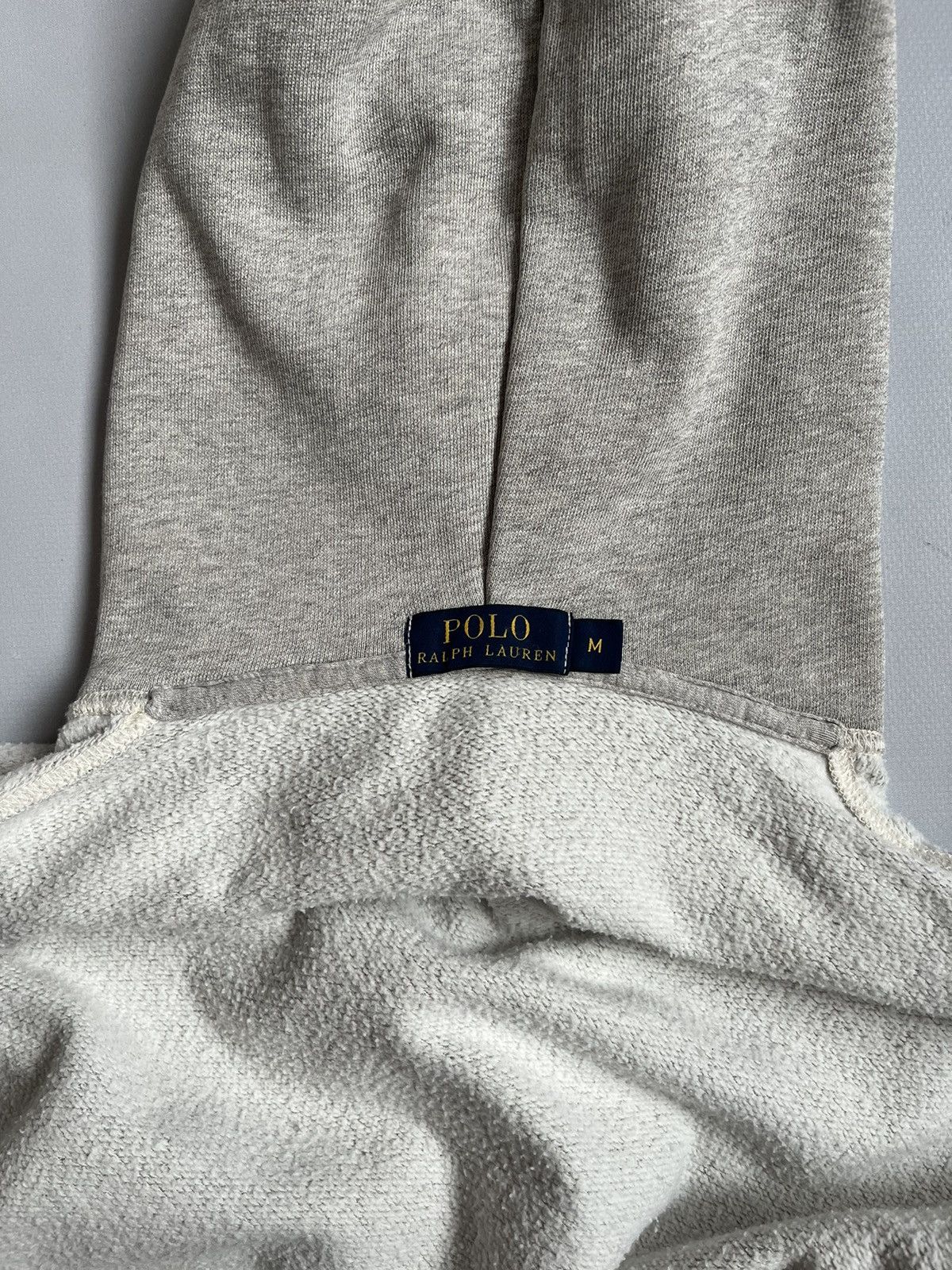 Polo Ralph Lauren Vintage Polo Ralph Lauren USA 67 Big Logo Grey Hoodie Size US M / EU 48-50 / 2 - 23 Thumbnail