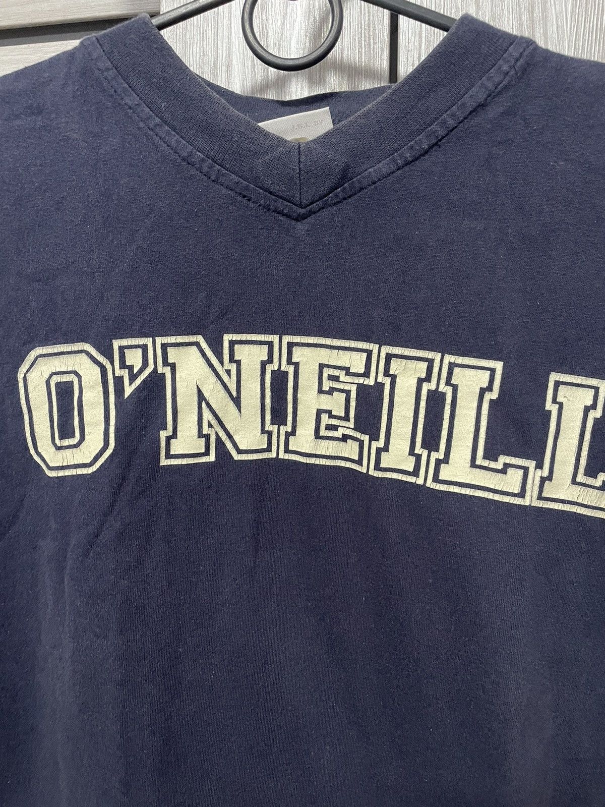 O'Neill × Vintage 90s O’Neill Big Logo Crazy Vintage T-Shirt Made In USA Size US L / EU 52-54 / 3 - 5 Thumbnail