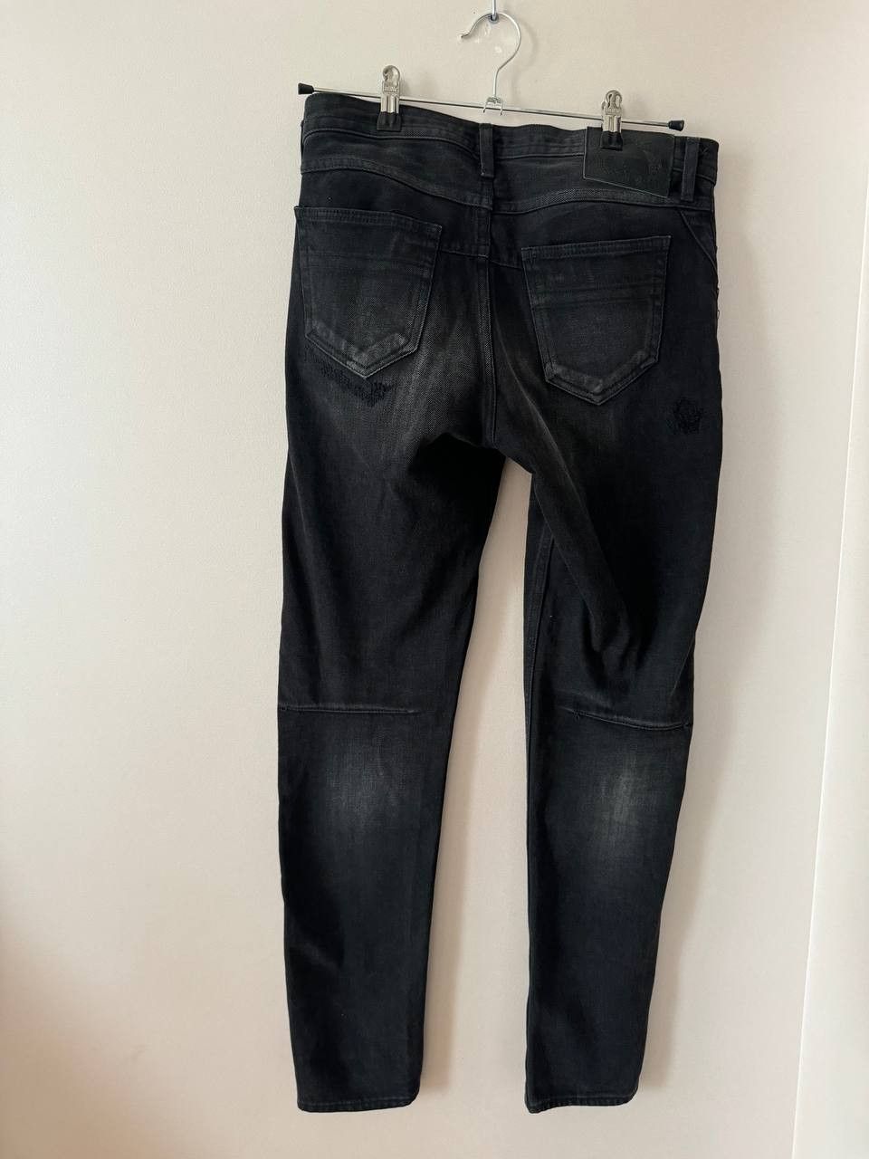 Number (N)ine × STUDIOUS Number Nine Black Distressed Jeans Size US 31 - 2 Thumbnail