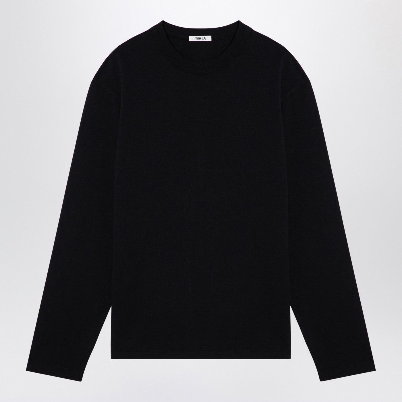 Tekla Tekla Black Pyjama Crew-Neck Sweater Size US L / EU 52-54 / 3 - 1 Thumbnail
