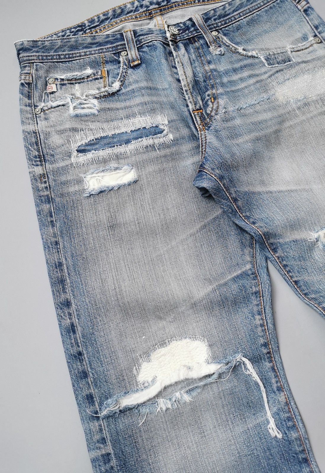 AG Adriano Goldschmied AG Adriano Goldschmied Distressed Jeans Size US 32 / EU 48 - 5 Thumbnail