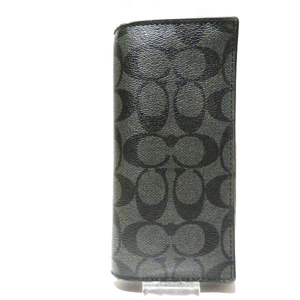 Coach Coach Coach Signature Long Wallet F75013 Canvas Long Wallet F75013 in Good Condition Size ONE SIZE - 1 Thumbnail