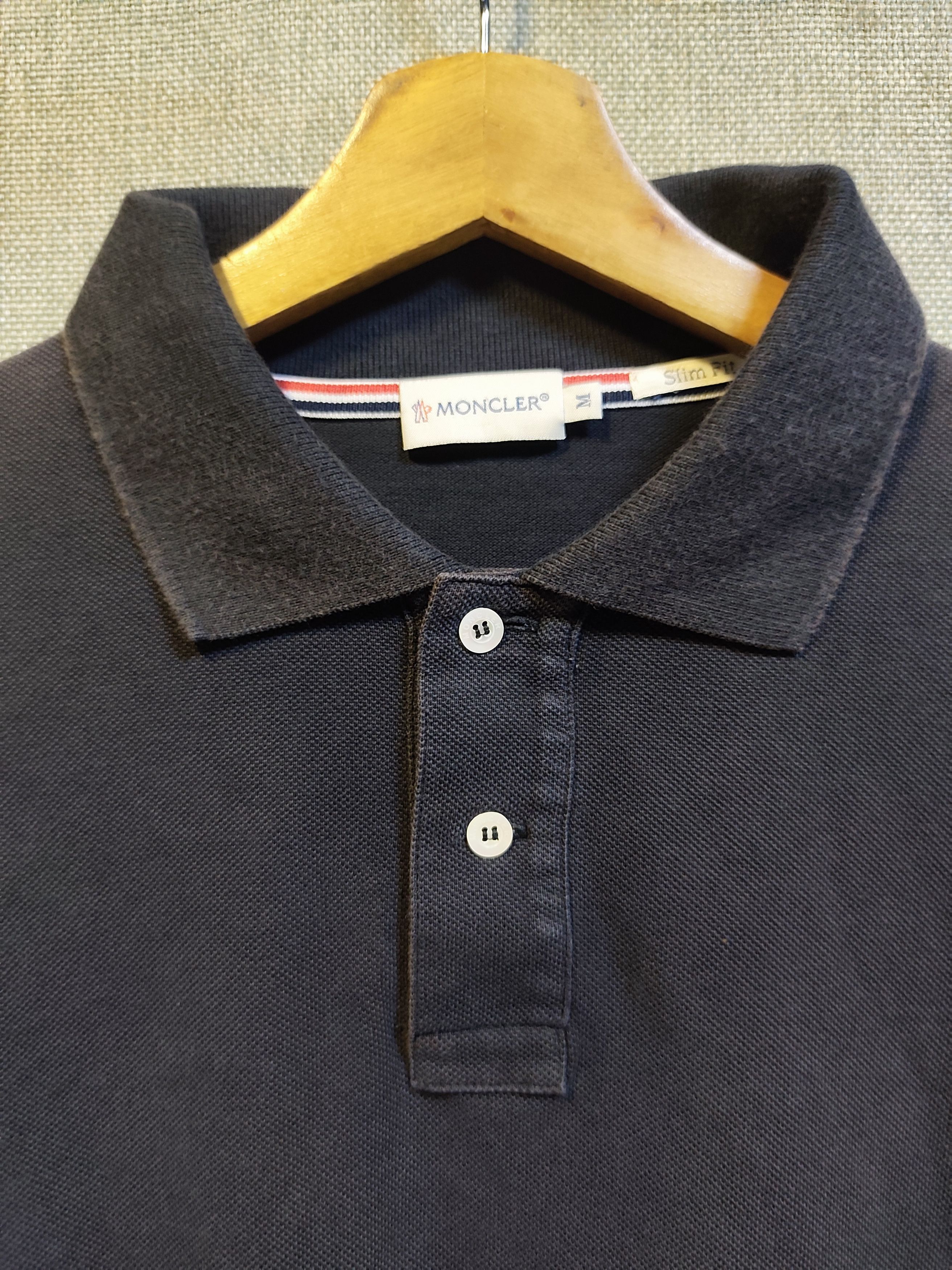 Moncler ​Moncler Maglia Double Stripe Sleeve Polo Shirt Slim Fit Size US S / EU 44-46 / 1 - 5 Thumbnail