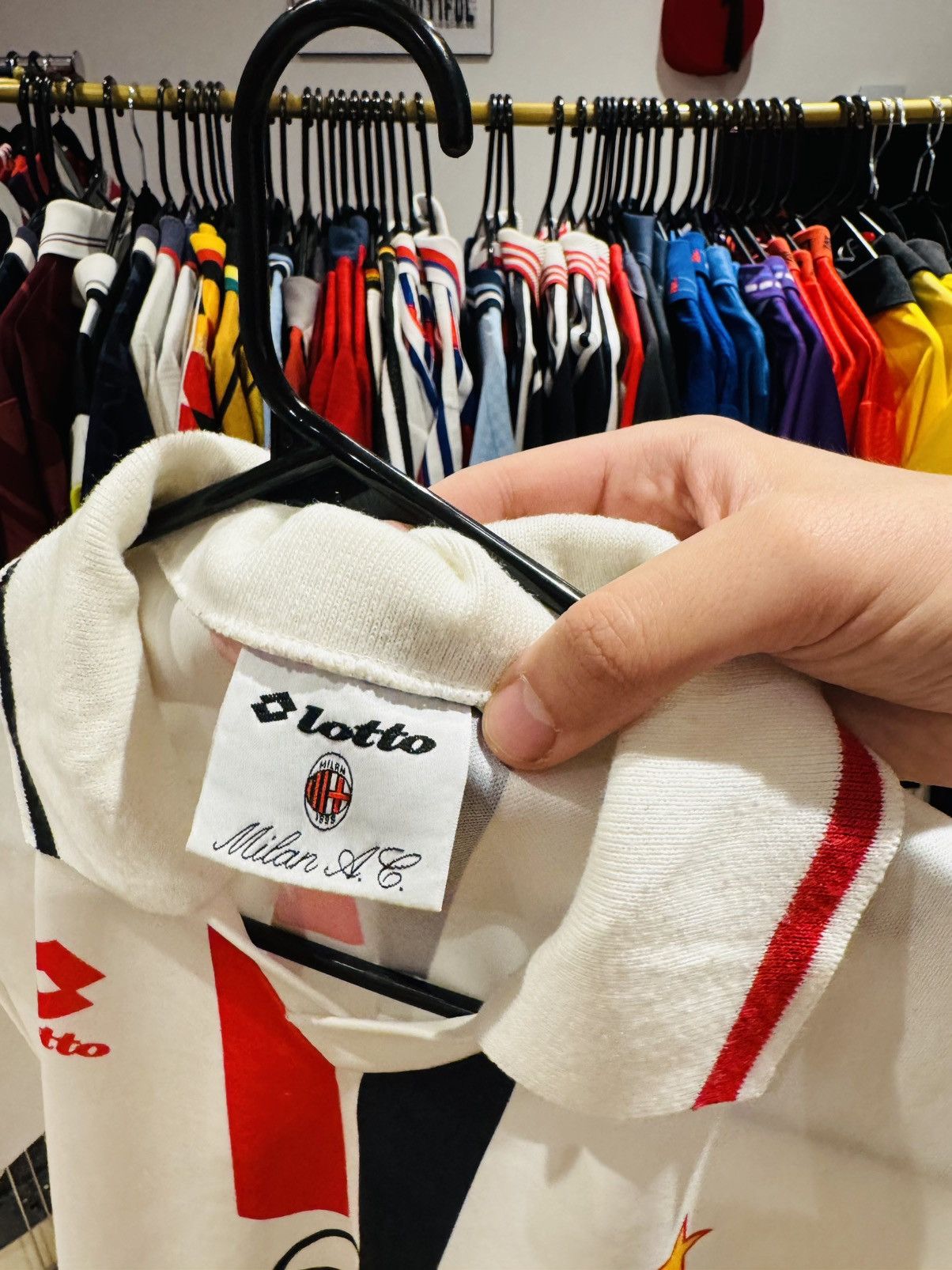 Lotto Sport × Vintage Ac milan 1995/96 away jersey Size US S / EU 44-46 / 1 - 4 Thumbnail