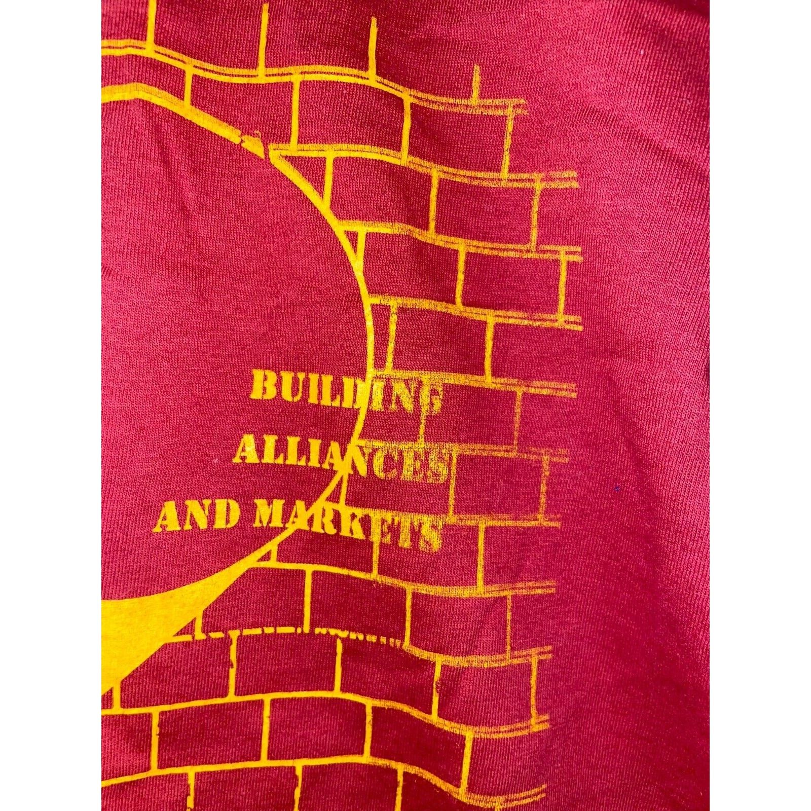 Jerzees Vintage Teamsters Shirt Local 657 Building Alliances Tee 90s Size US L / EU 52-54 / 3 - 6 Thumbnail