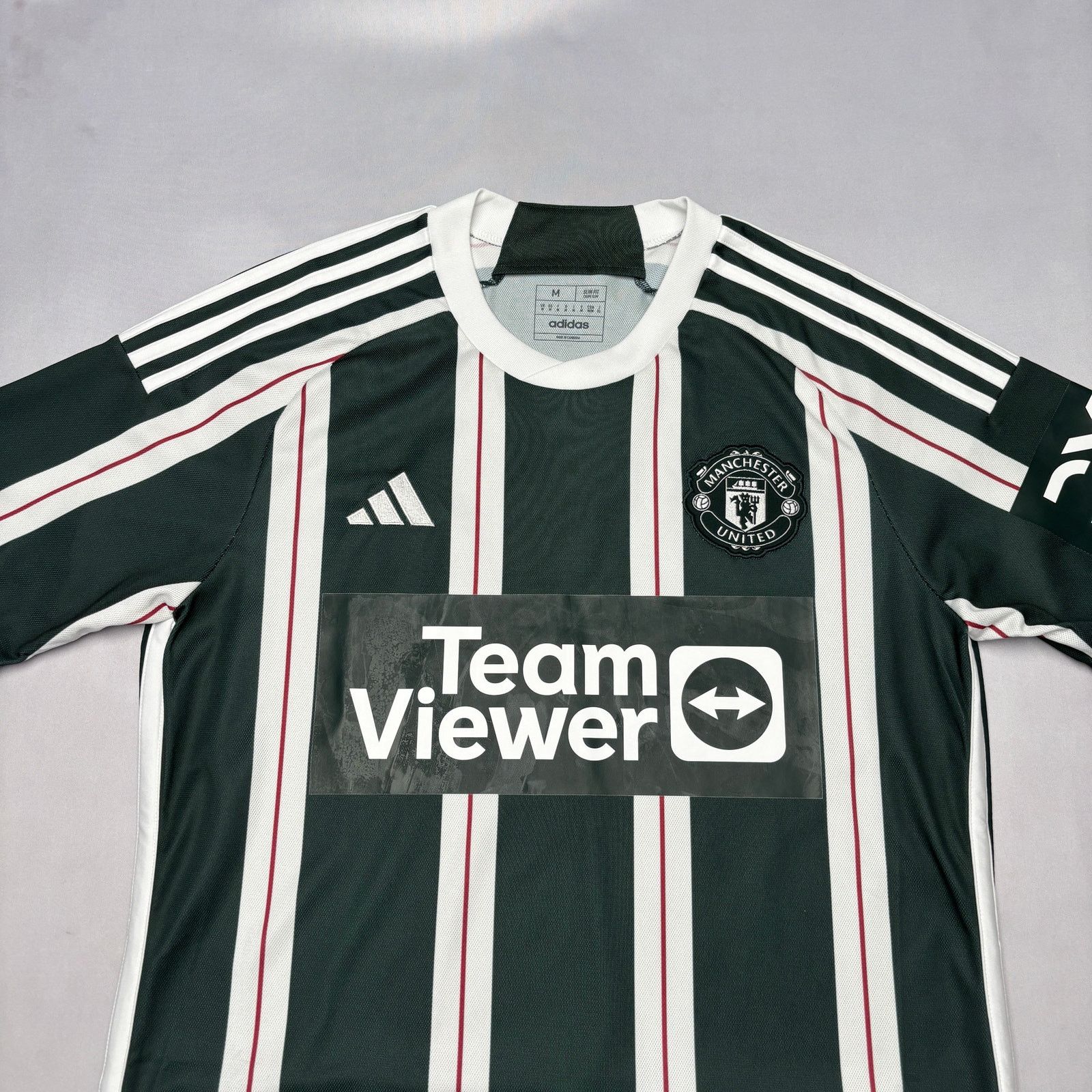 Adidas Adidas Manchester United 2023/24 Away Jersey Blank Men's M Size US M / EU 48-50 / 2 - 2 Thumbnail