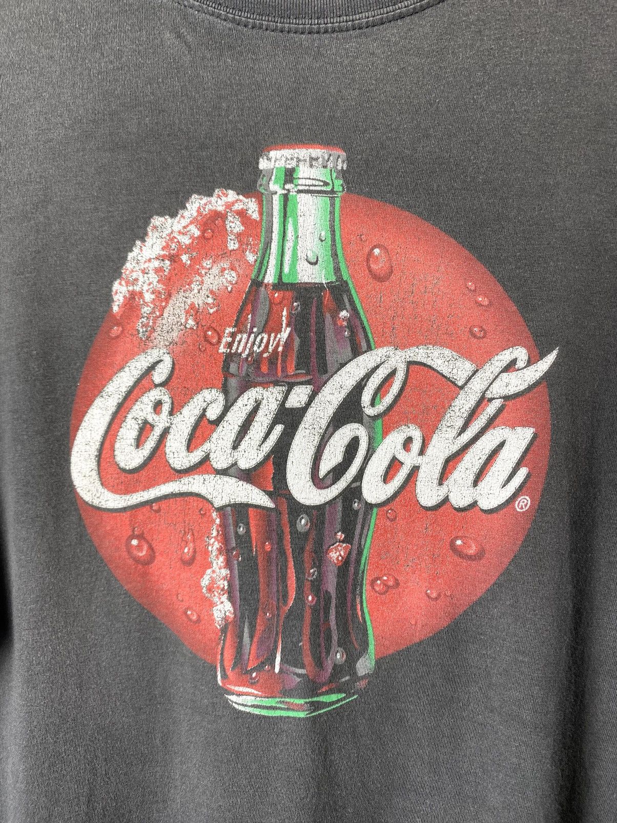 Band Tees Vintage 1990’s Enjoy Coca-Cola Faded T Shirt Pepsi Sprite Size US L / EU 52-54 / 3 - 2 Thumbnail