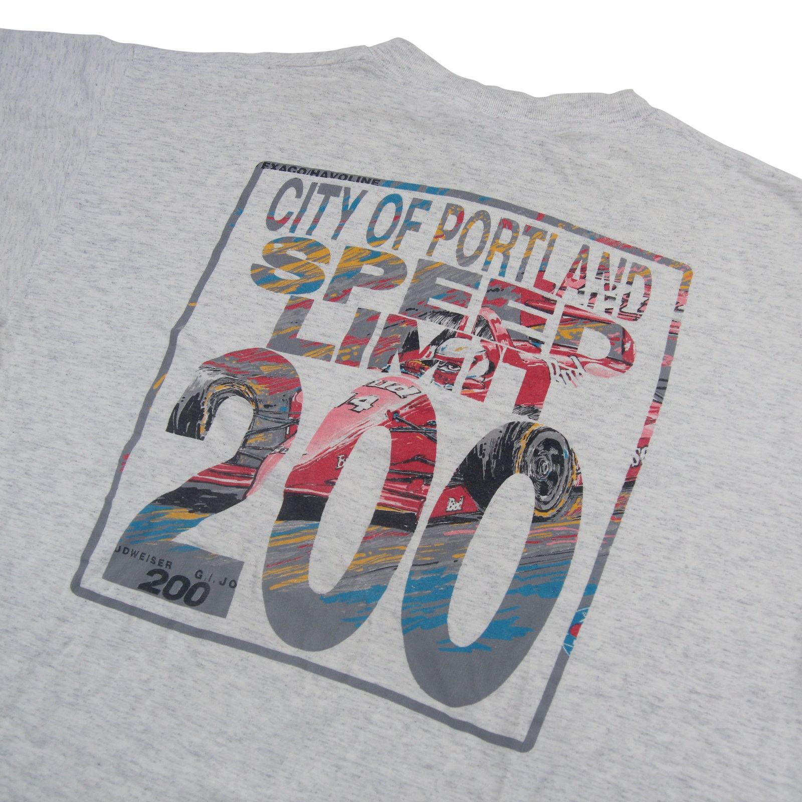 Budweiser × Vintage Vintage Budweiser G.I. Joe 200 Indie Racing Graphic T Shirt Size US XL / EU 56 / 4 - 9 Thumbnail