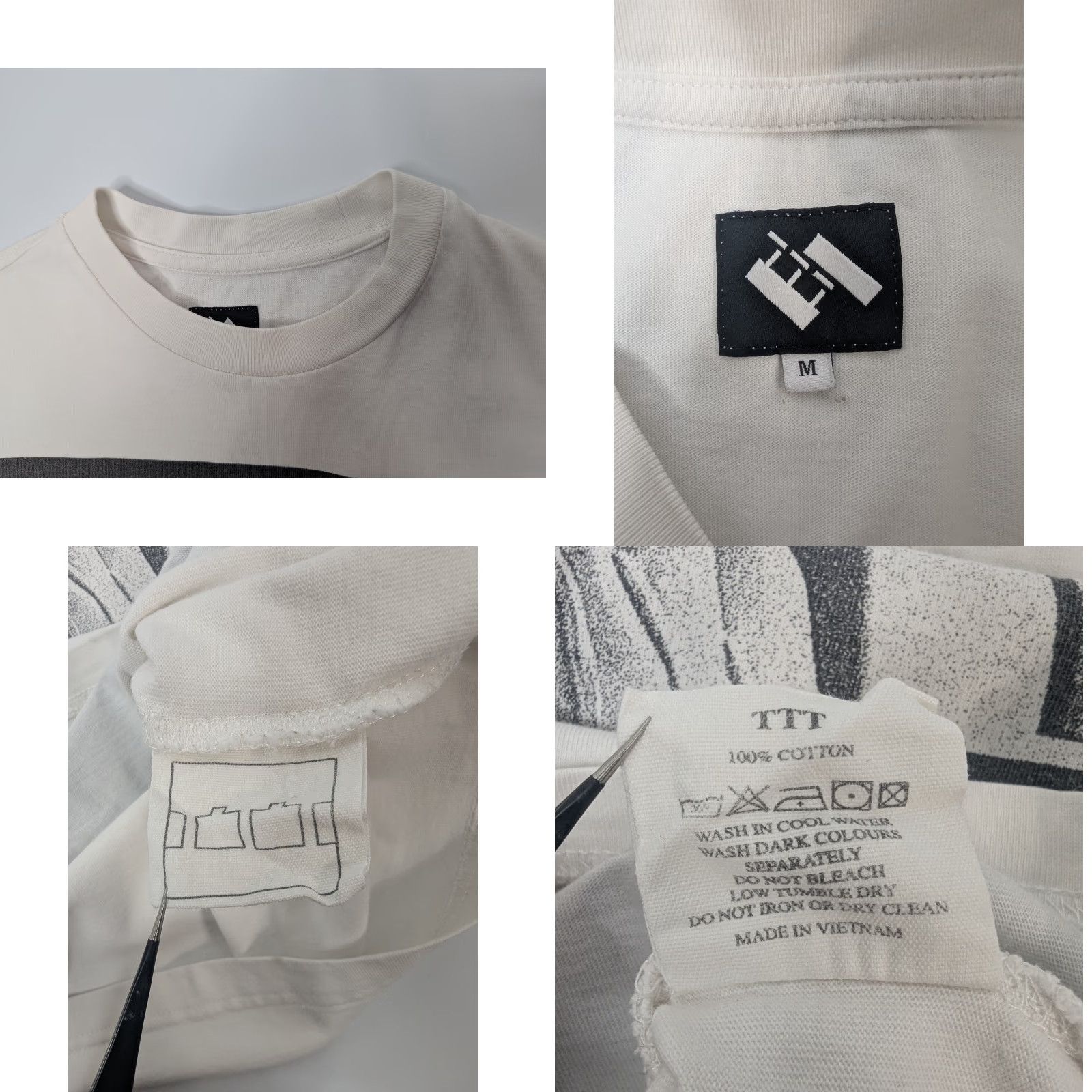 The Trilogy Tapes The Trilogy Tapes Train Trustpilot Long Sleeve Shirt M White Mens Size US M / EU 48-50 / 2 - 9 Thumbnail