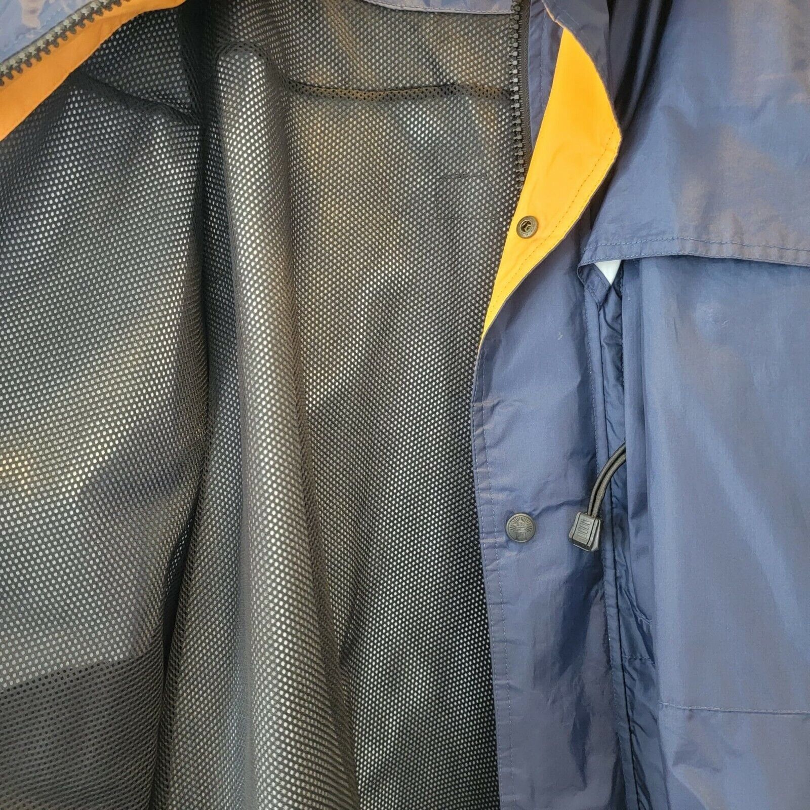 Weatherproof ⭐ Mens Weatherproof lined Jacket Sz L Blue Rain Coat WPL 115 Size US XL / EU 56 / 4 - 4 Thumbnail