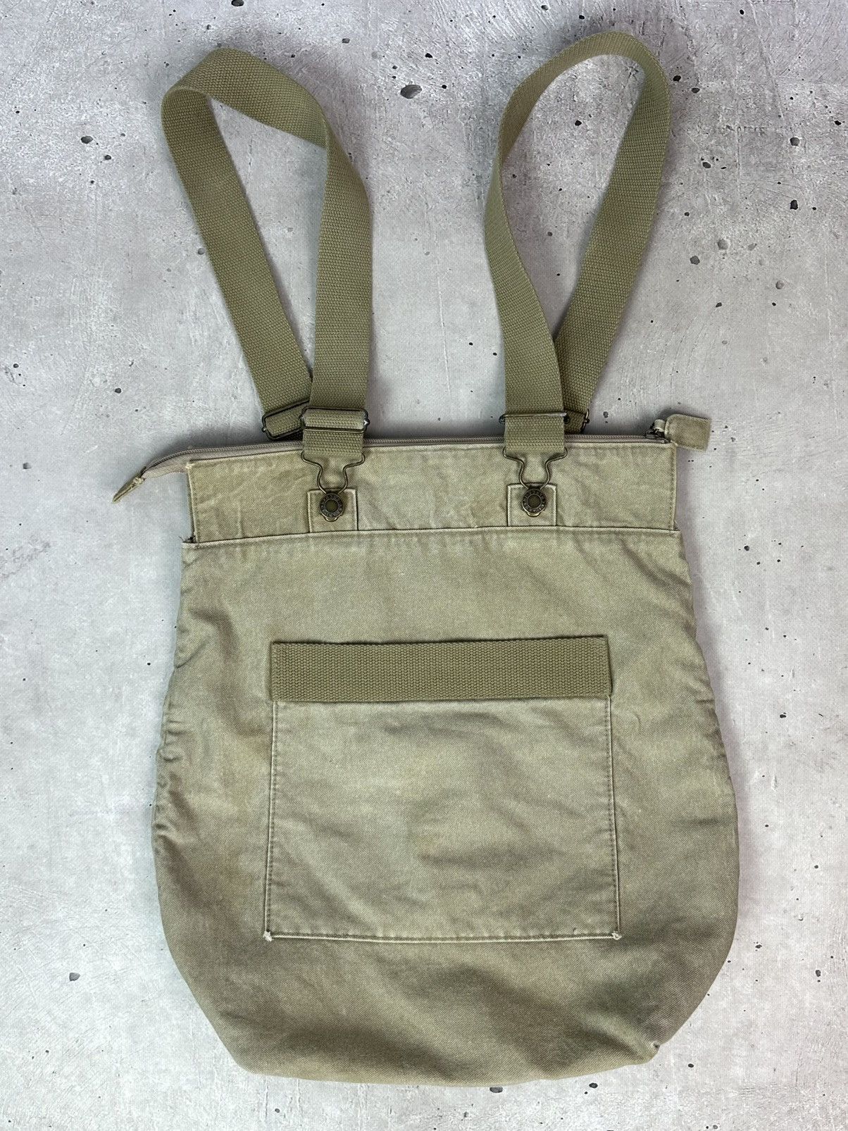 Armani Exchange Vintage Armani Exchange Beige Denim Washed Handle Bag Size ONE SIZE - 1 Thumbnail