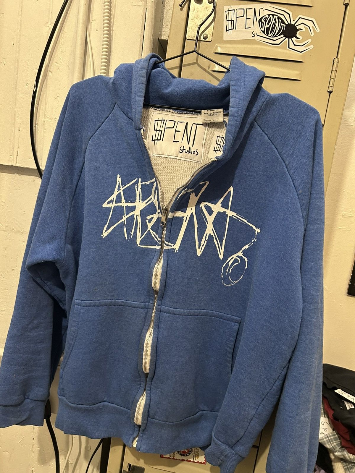 Other Blue Thermal Lined $pent zip up hoodie Size US M / EU 48-50 / 2 - 1 Thumbnail