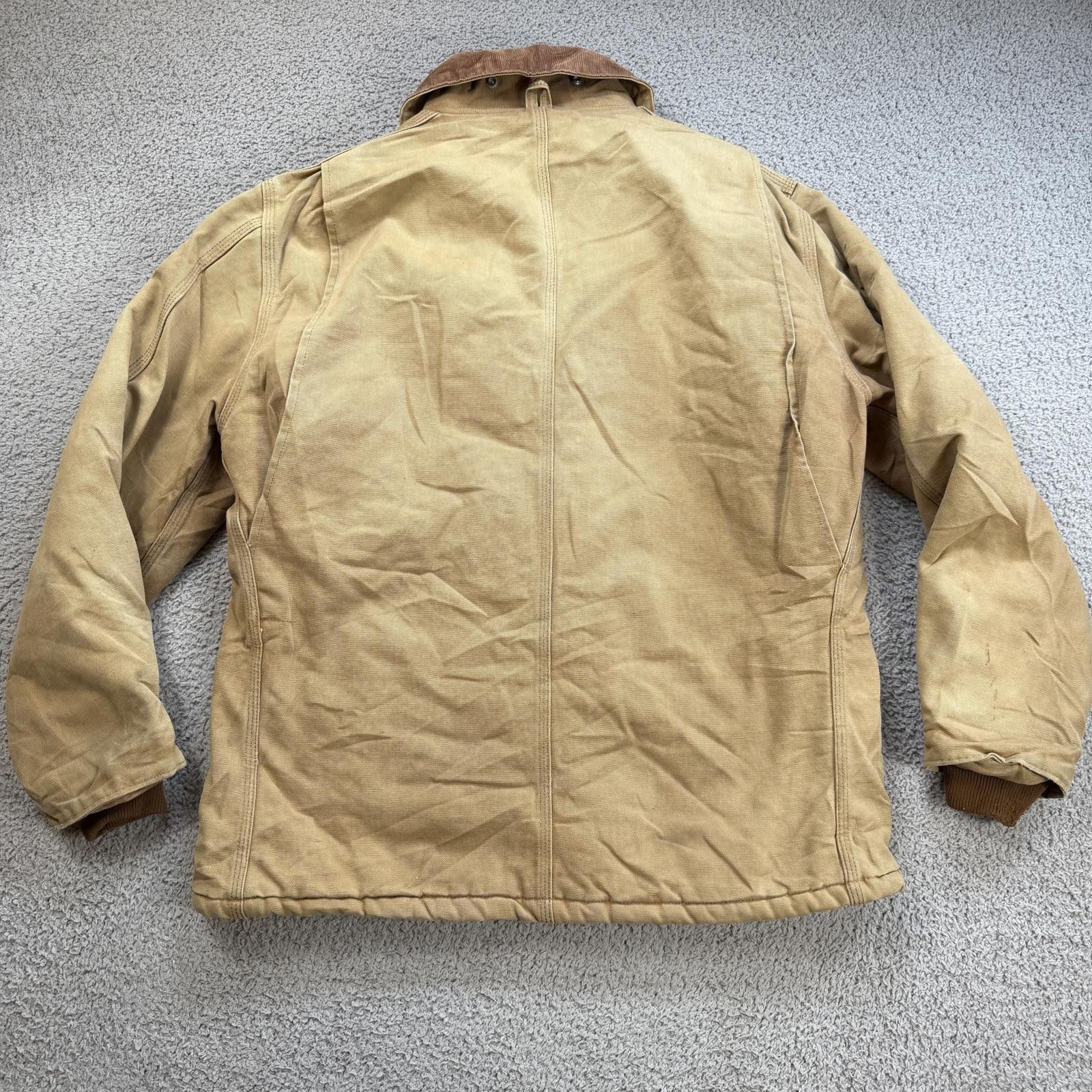 Carhartt Vintage Carhartt Duck Work Jacket Blanket Lined Tan L Size US L / EU 52-54 / 3 - 2 Thumbnail