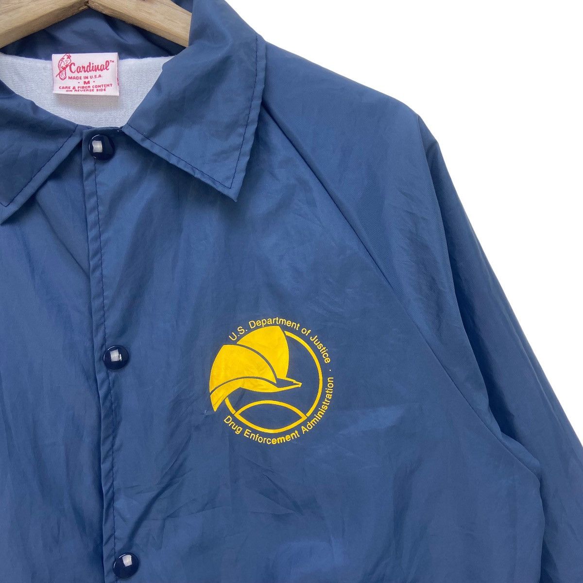 Vintage 90s Drug Enforcement Administration (DEA) Coach Jacket Size US M / EU 48-50 / 2 - 11 Thumbnail