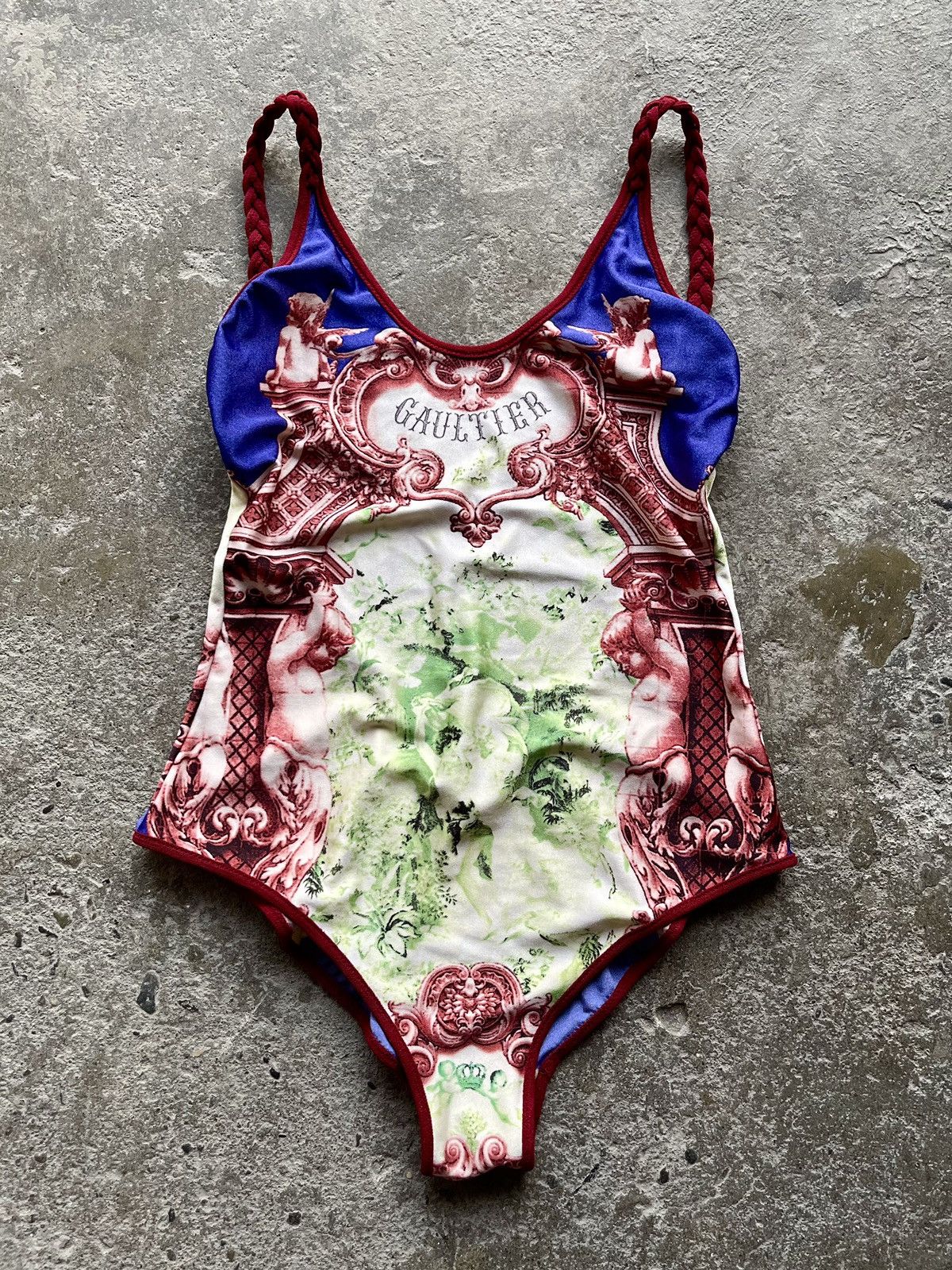 image of Jean Paul Gaultier - Soliel - Cherubim - One Piece Swimsuit, Women's (Size Medium)