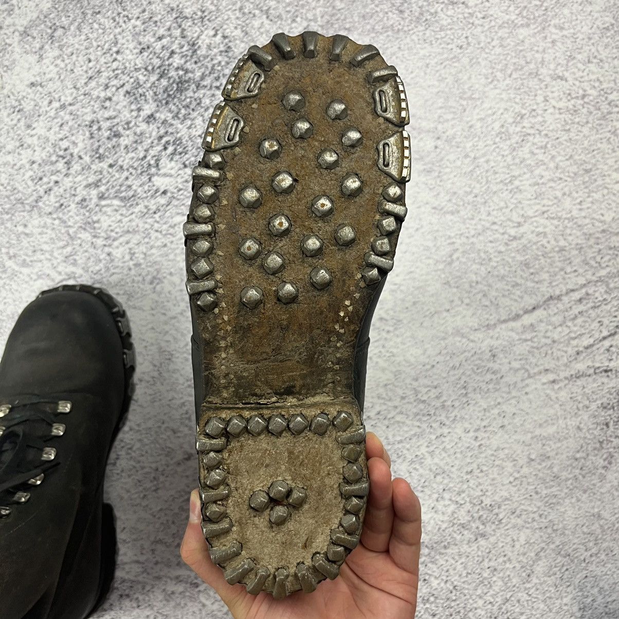 Genuine Leather × Vintage Rare Swiss Army Mountain boots vintage 1967 Size US 7 / EU 40 - 9 Thumbnail