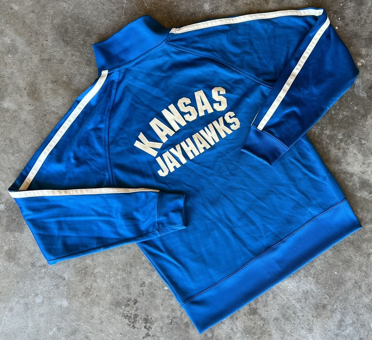 Champion × Vintage Kansas City Jayhawks x Champion Zip Up Jacket Size Medium Size US M / EU 48-50 / 2 - 3 Thumbnail