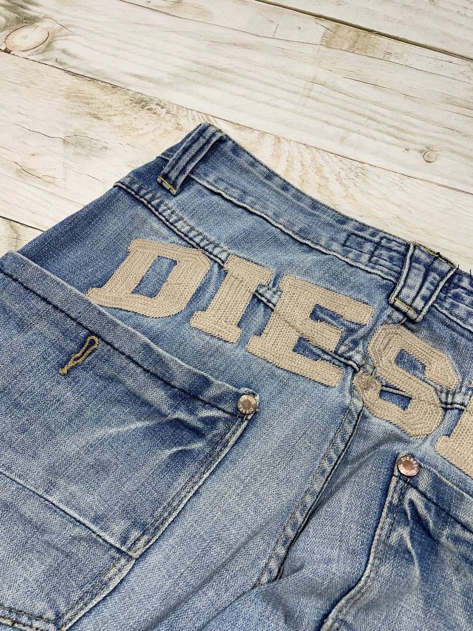 Diesel Vintage Diesel Denim Jeans Big Logo 90s Size US 30 / EU 46 - 19 Thumbnail