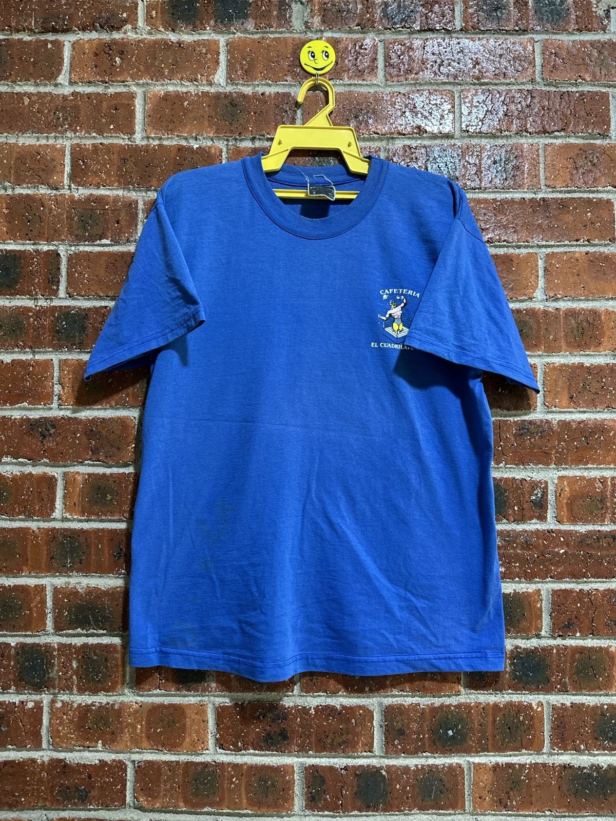 Vintage × WWE × WWF Vintage Cafeteria El Cuadratero Mexico Faded Tee Size US M / EU 48-50 / 2 - 2 Thumbnail