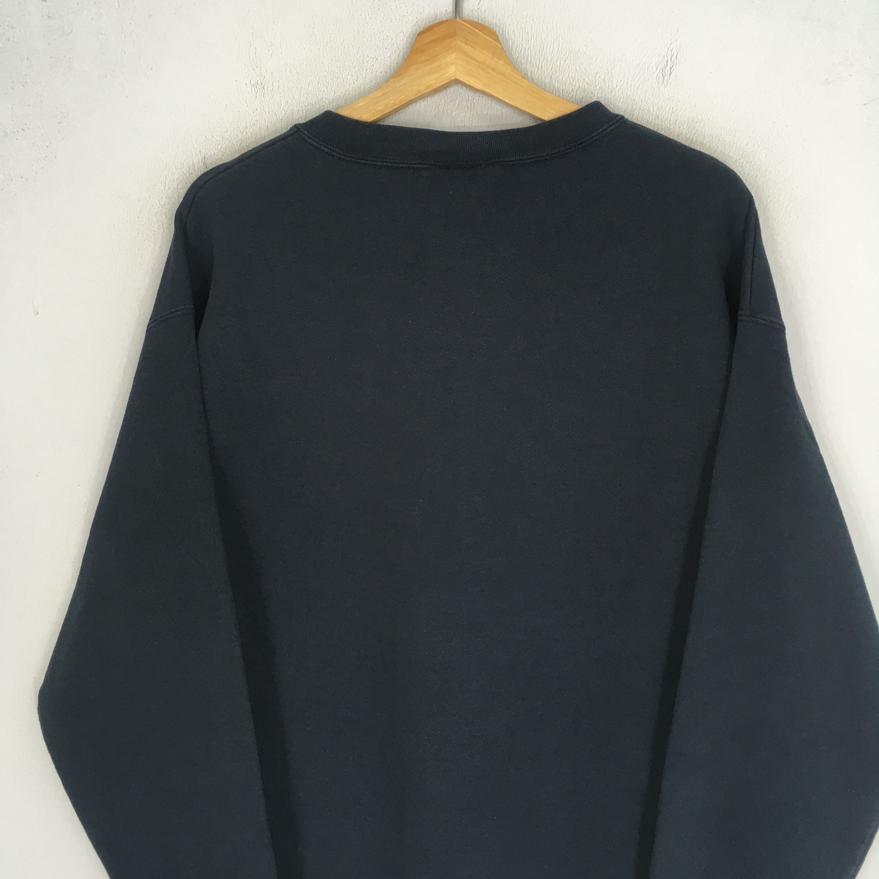 Lee Vintage 90's Swan Black Sweatshirt - 1387 Size US L / EU 52-54 / 3 - 10 Thumbnail