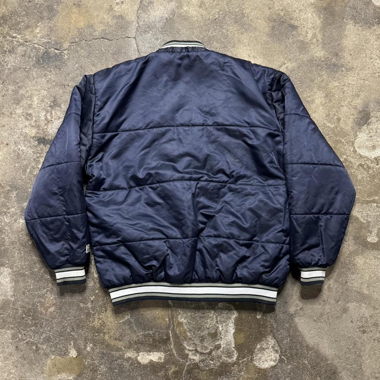 Vintage Vintage 90s Baggy New York Reversible Bomber Jacket Size US XL / EU 56 / 4 - 4 Thumbnail