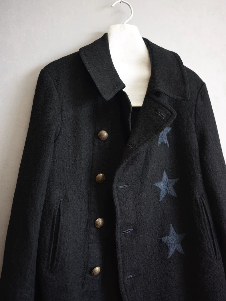 Yohji Yamamoto Yohji Yamamoto 06AW Brass Star Embroidered Felted Jacket 25 Size US M / EU 48-50 / 2 - 5 Thumbnail