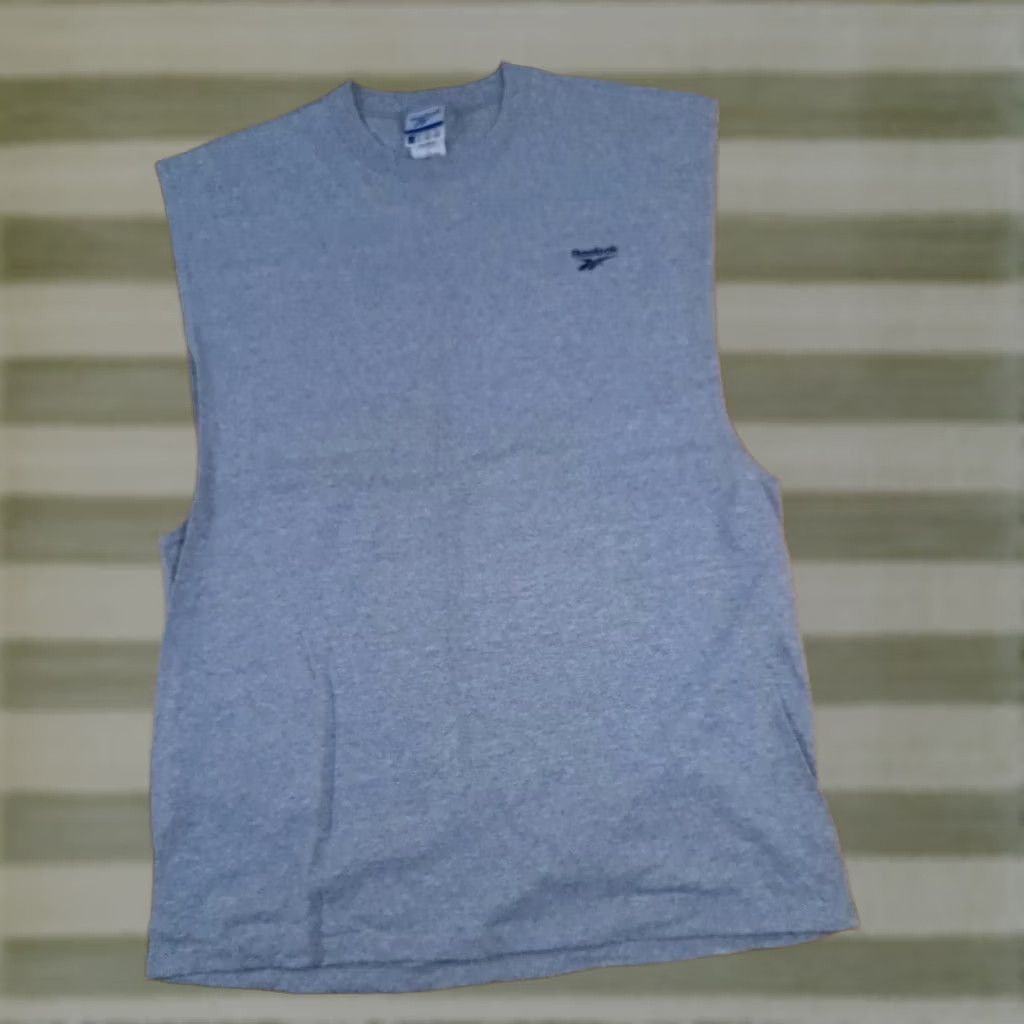 Reebok Reebok USA Track Tank Top Grey X-Large Mens Size US XL / EU 56 / 4 - 1 Thumbnail