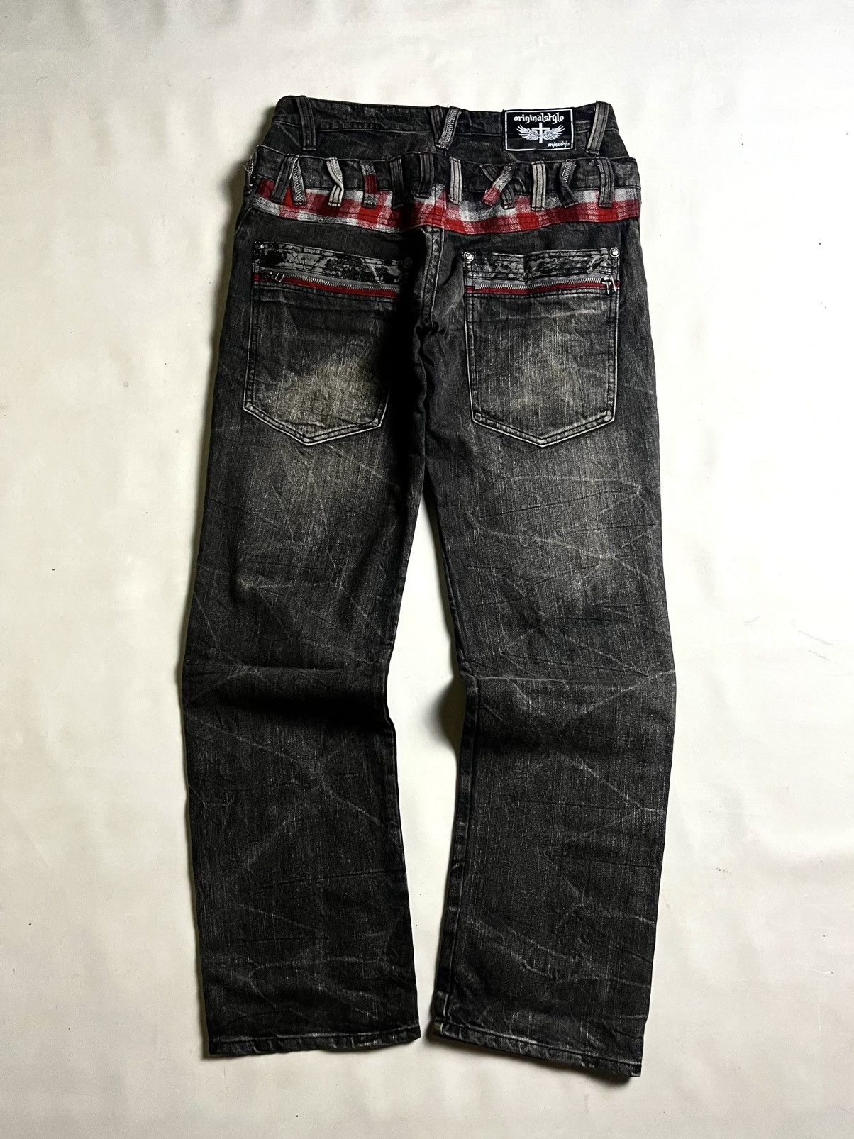 Japanese Brand Double waist punk grunge style by Original Style Size US 30 / EU 46 - 7 Thumbnail