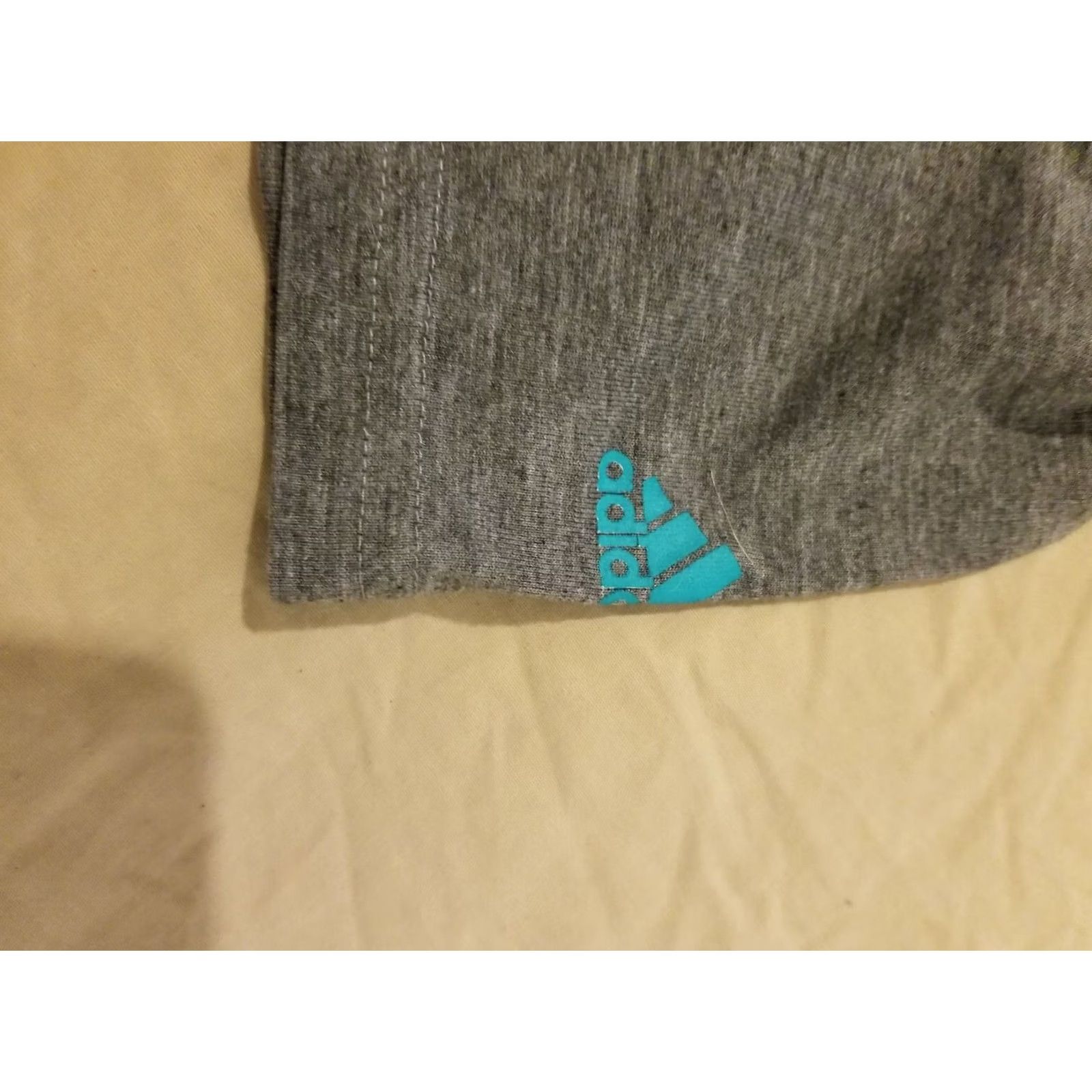 Adidas Womens adidas Shirt M Medium Gray Cotton Tee T-Shirt Size M / US 6-8 / IT 42-44 - 4 Thumbnail