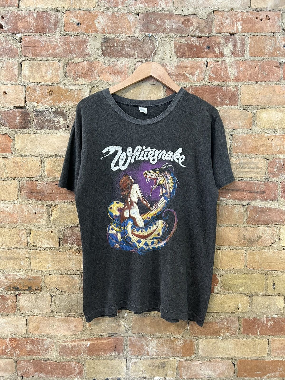 Band Tees × Vintage Whitesnake Vintage Band Tee Size US L / EU 52-54 / 3 - 1 Thumbnail